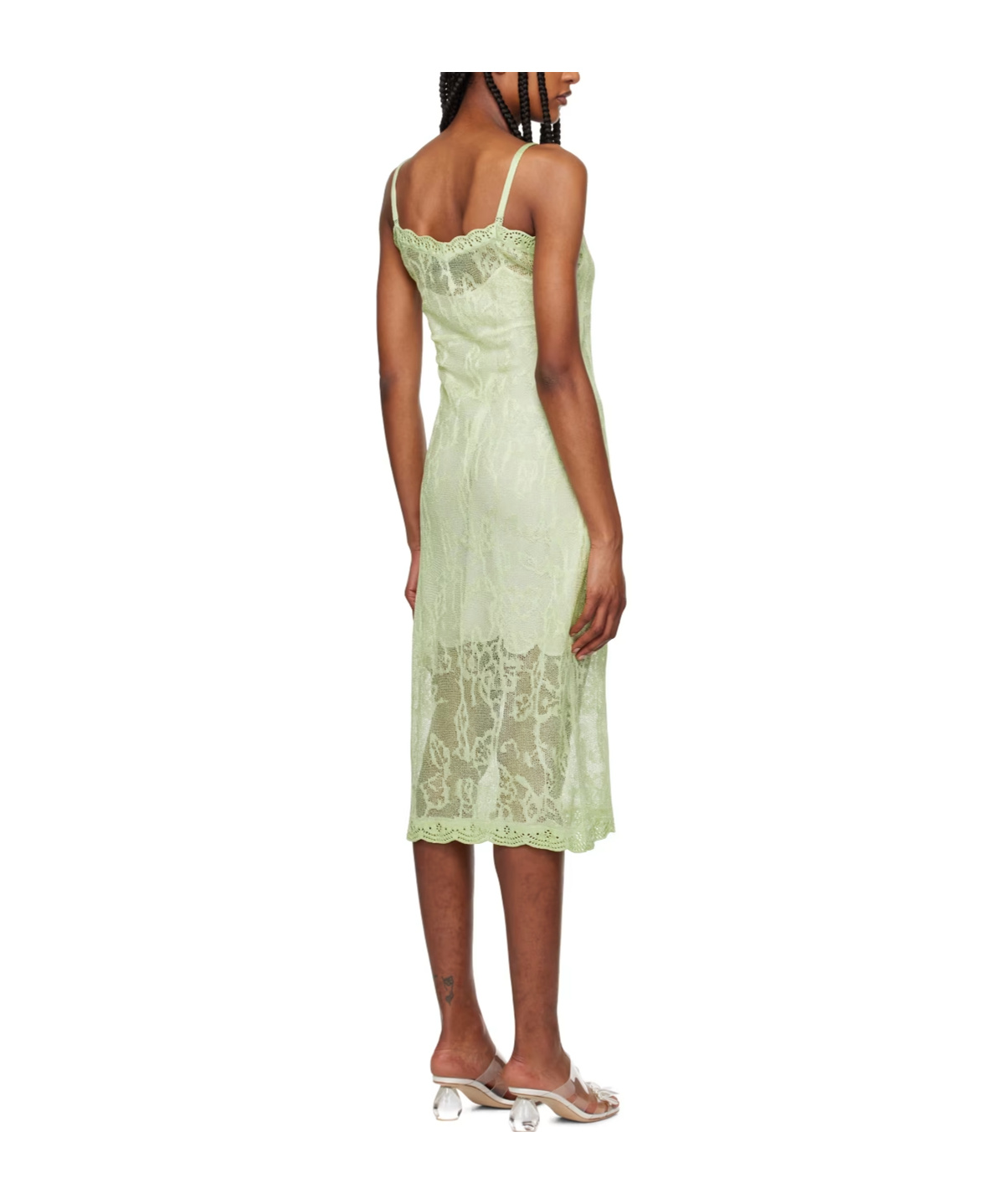 Simone Rocha Floral Sleeveless Dress In Multicolor