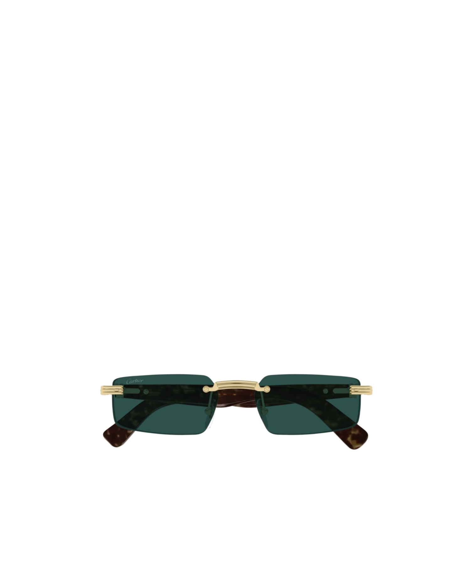 Cartier Rimless Sunglasses In Multi