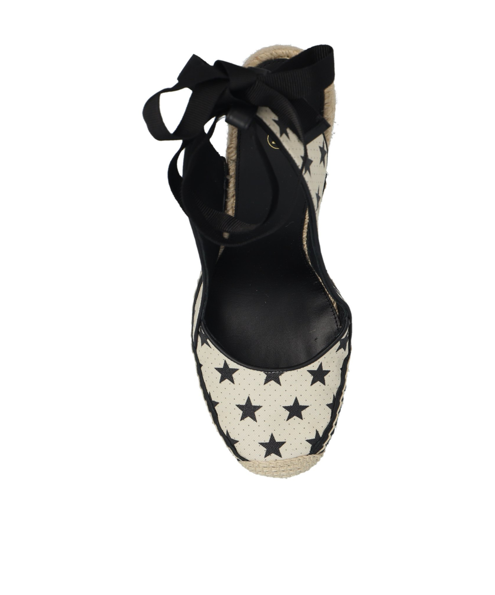 Shop Balmain Star-print 120mm Espadrilles In Multicolor