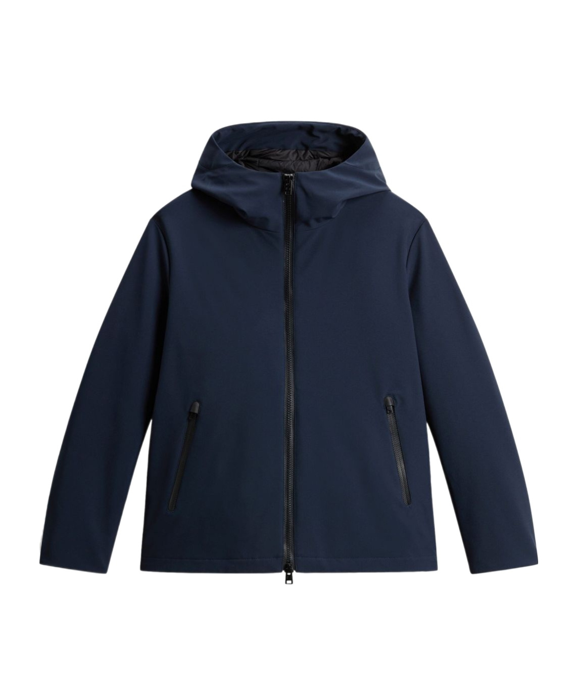 Woolrich Contemporary Blue Jacket With Silhouette In Blue