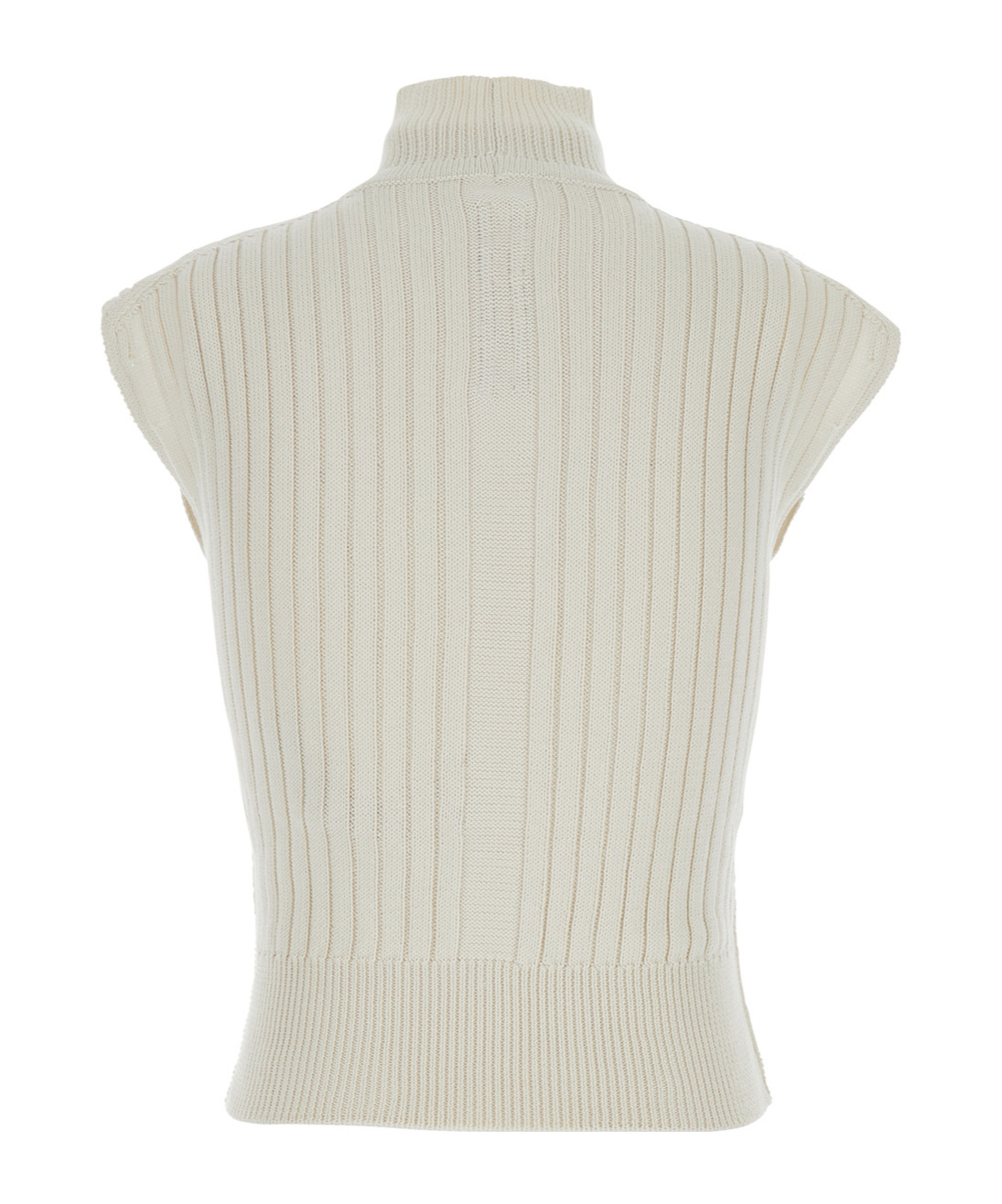Rick Owens High-neck Vest In White