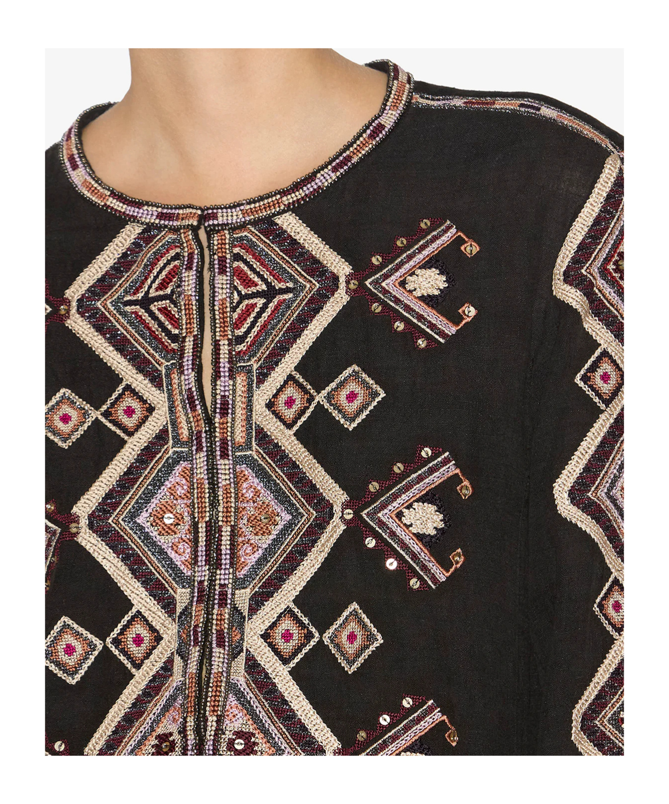 Shop Isabel Marant Zelda Blouse In Black