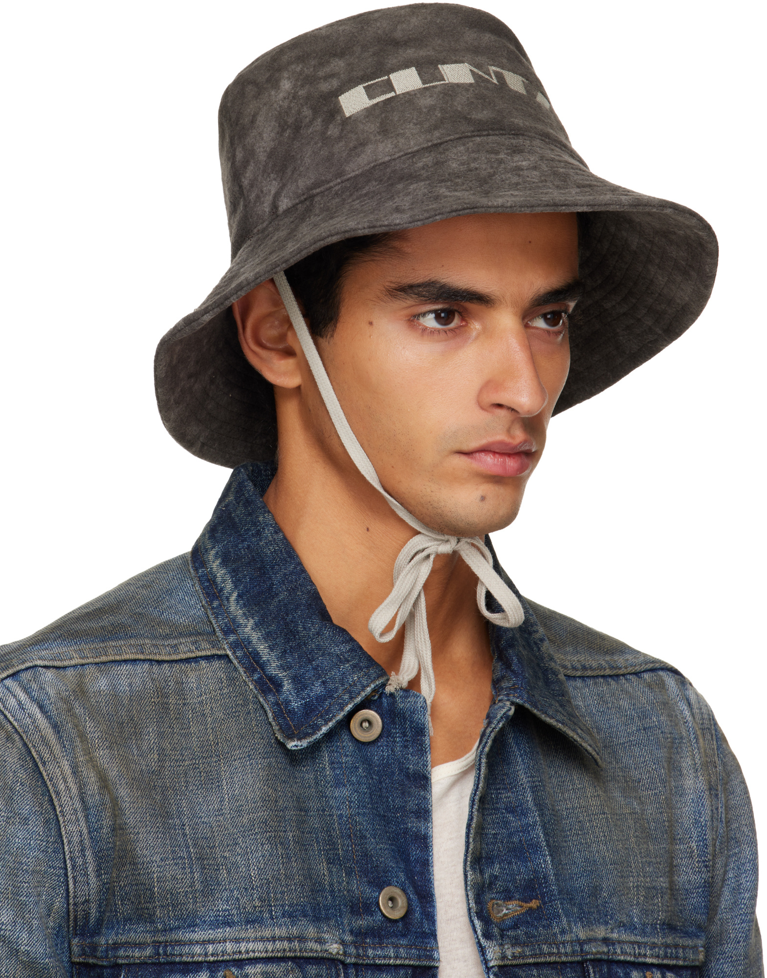 Rick Owens Drkshdw Concordians Gilligan Fisherman's Hat In Brown