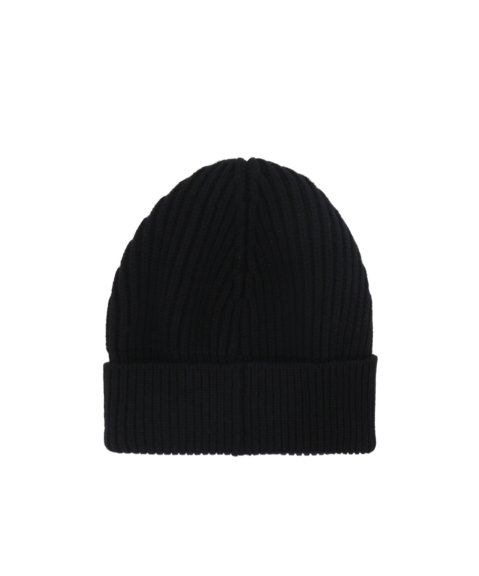 Dolce & Gabbana Logo-patch Knitted Beanie Hat In Black
