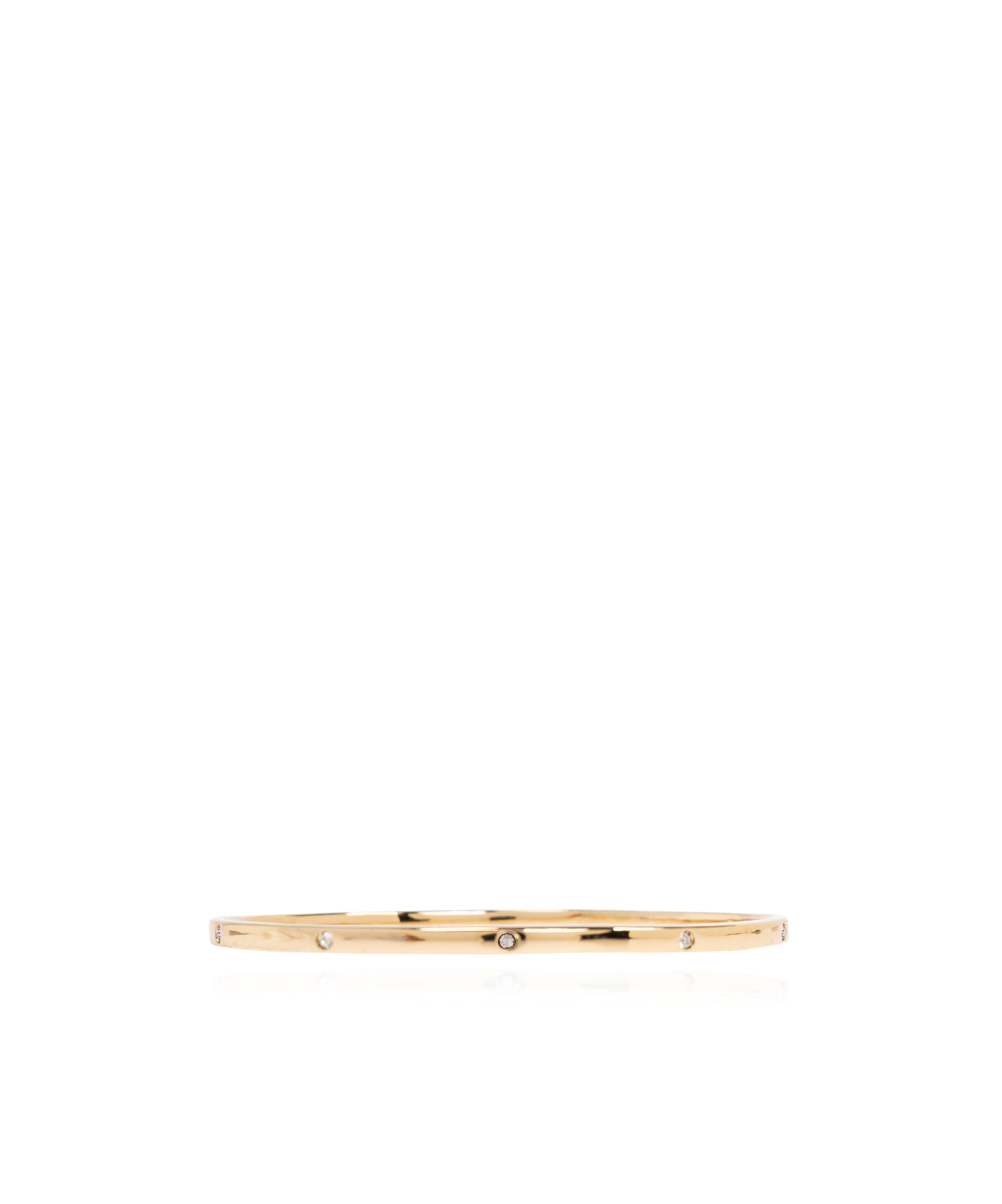 Shop Coach Crystal-embellished Bracelets (set Of Two) In Yellow
