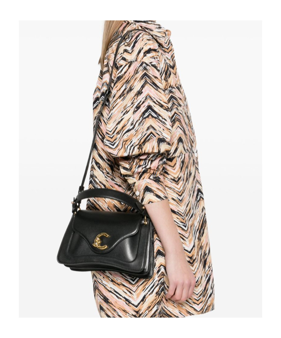 Coccinelle Small C-me Cross Body Bag In Black