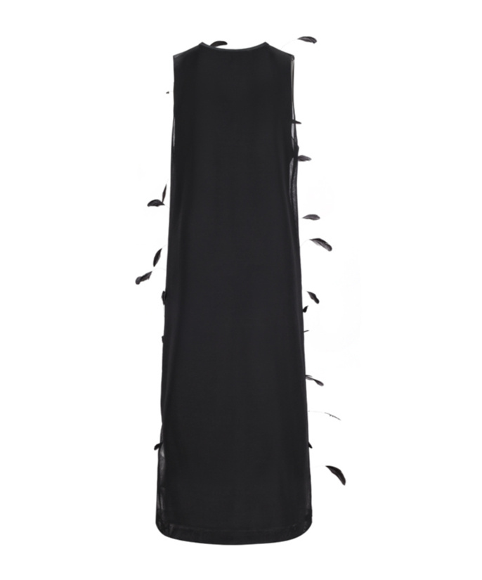 Jil Sander Sleeveless Maxi Dress In Black