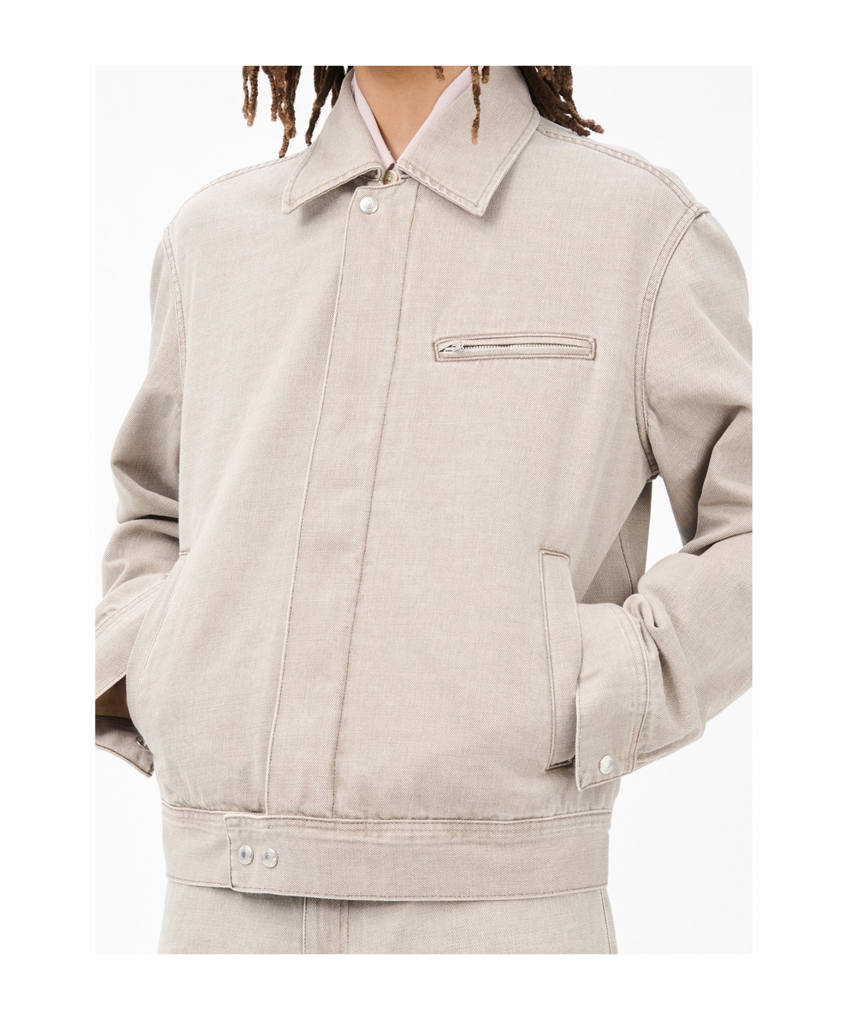 Our Legacy Collared Zipper Pocket Side Pockets Jacket