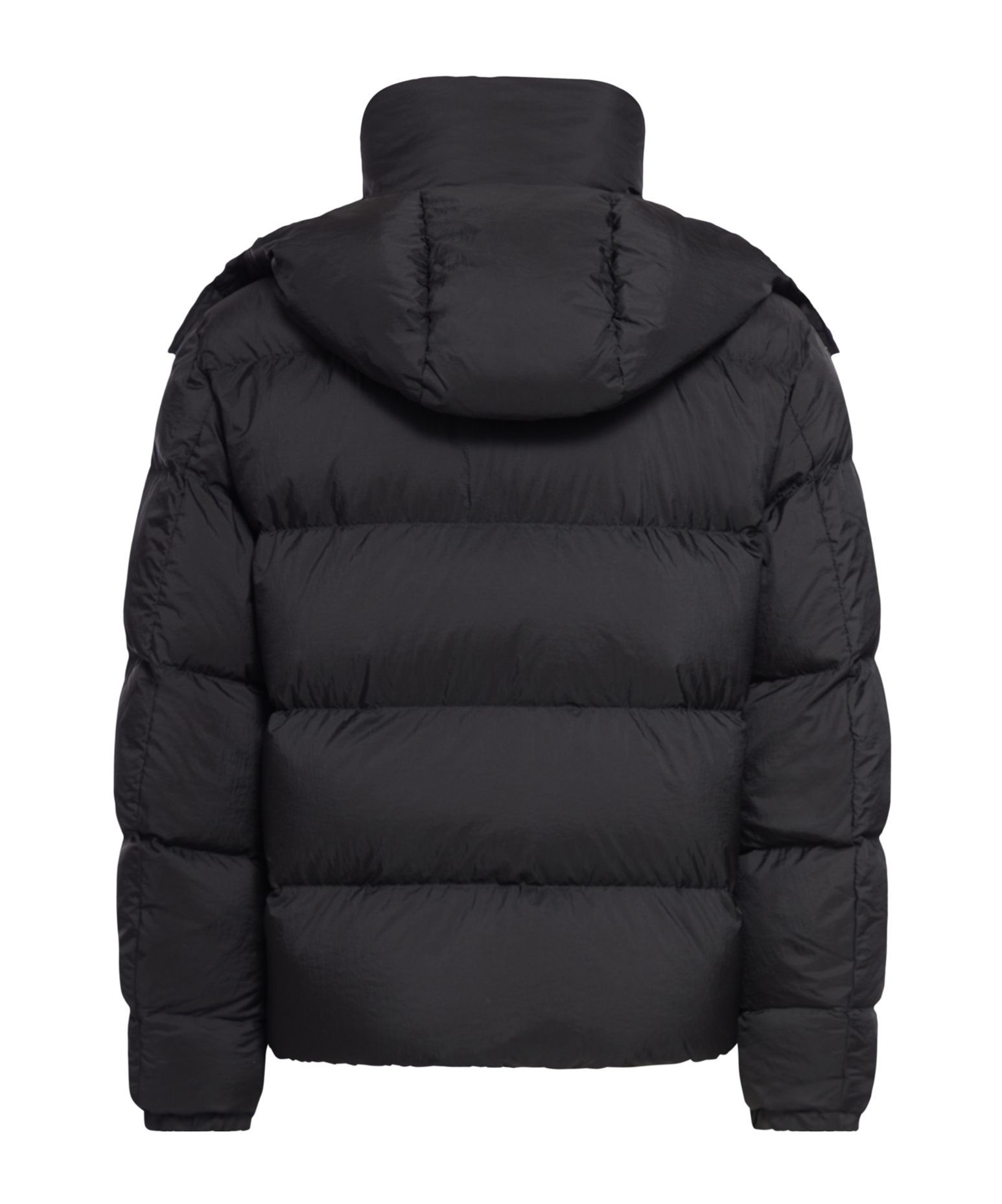 Ten C Long Sleeve Cotton Coat In Black