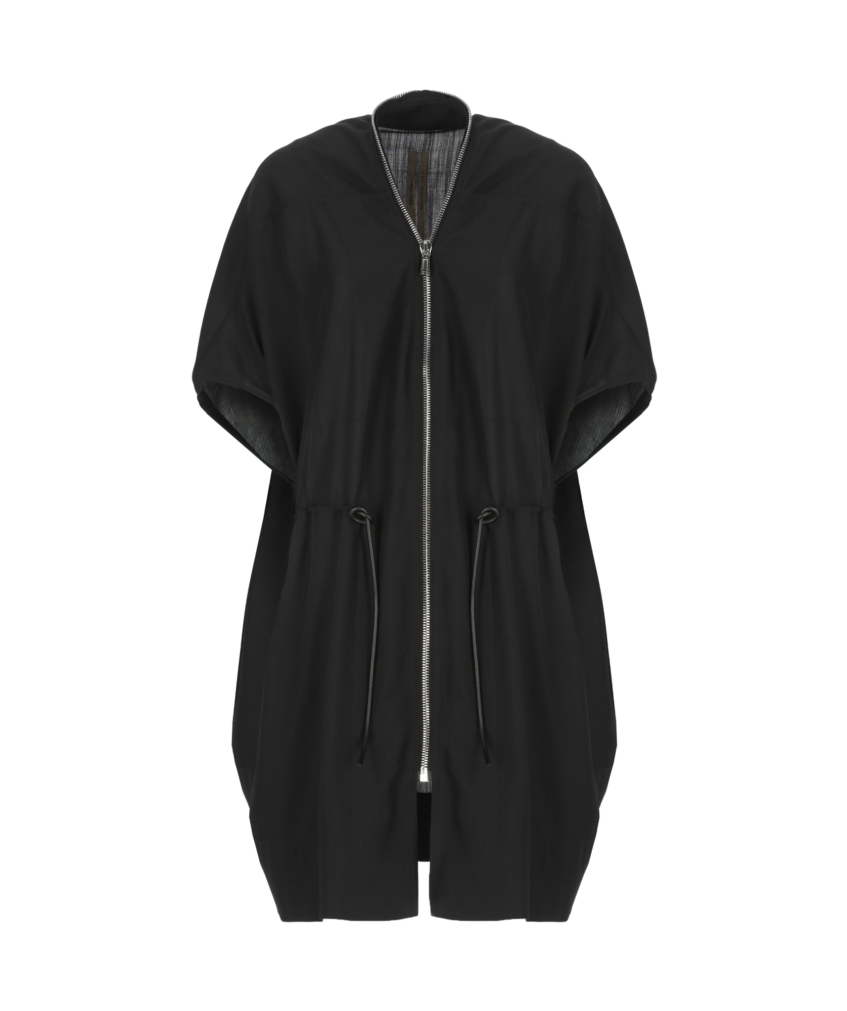 Rick Owens Zippered Casual Jacket In Black