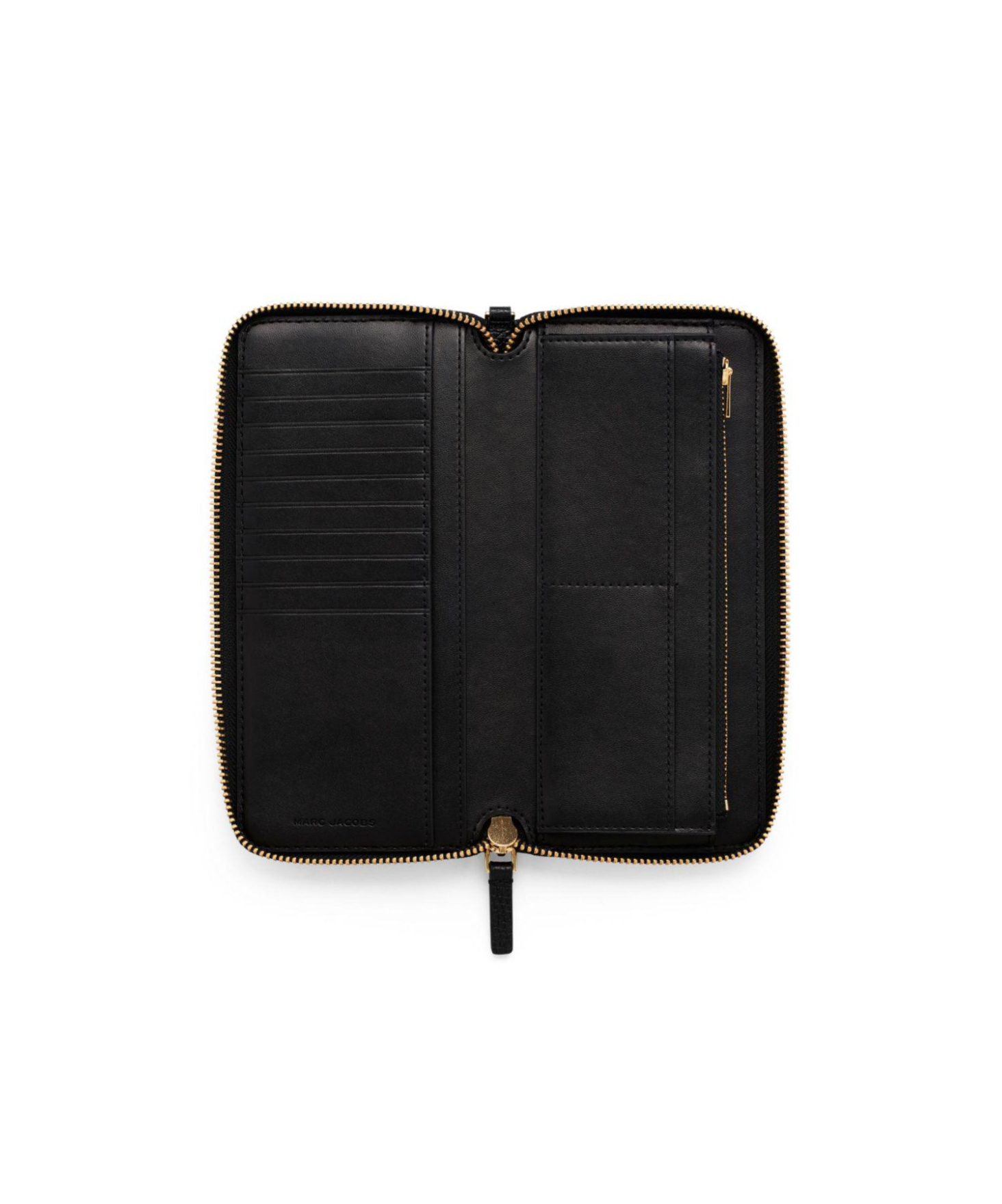 Marc Jacobs The Continental Zipped Wallet In Black
