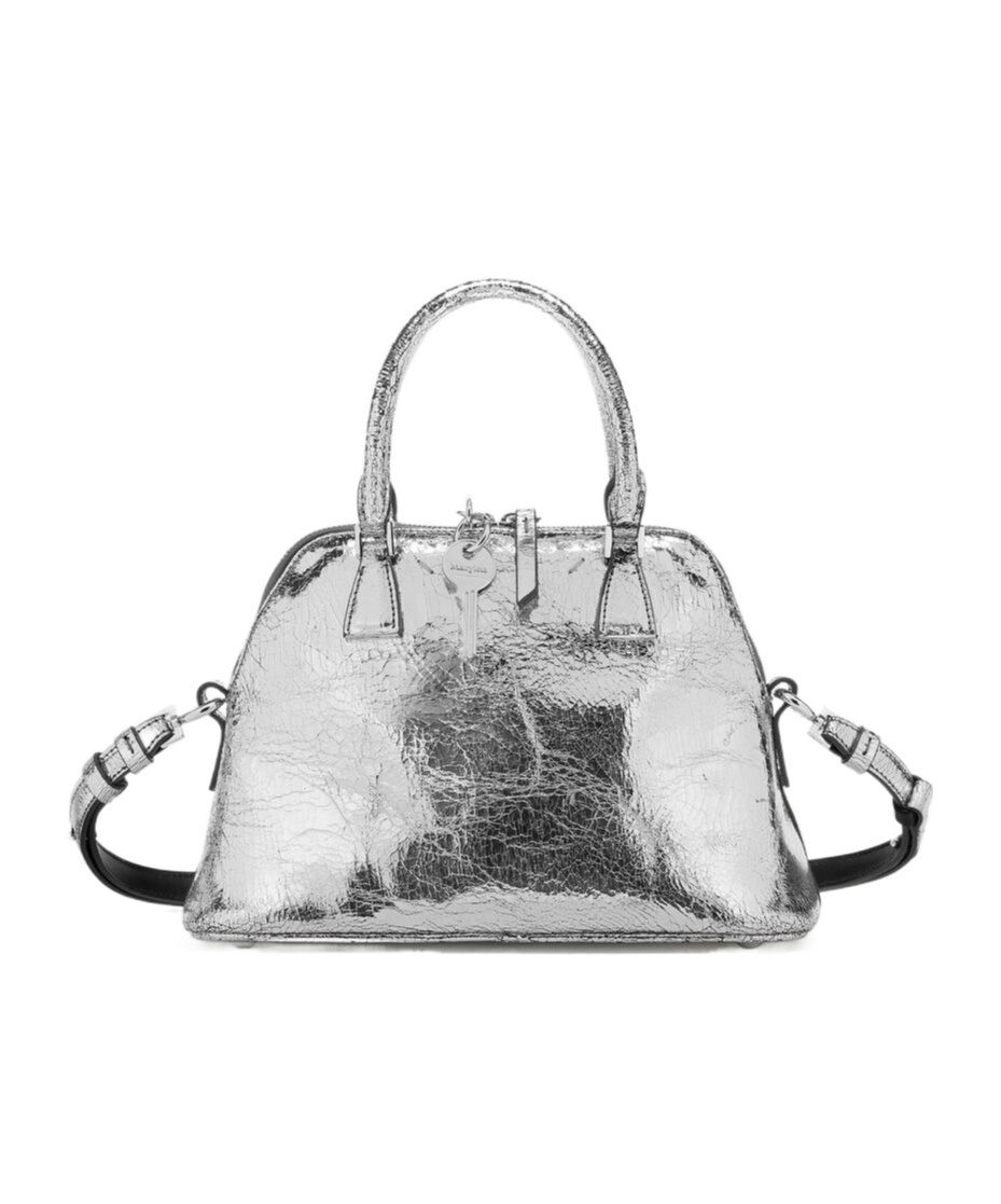 Maison Margiela 5ac Classique Mini Handbag In Silver