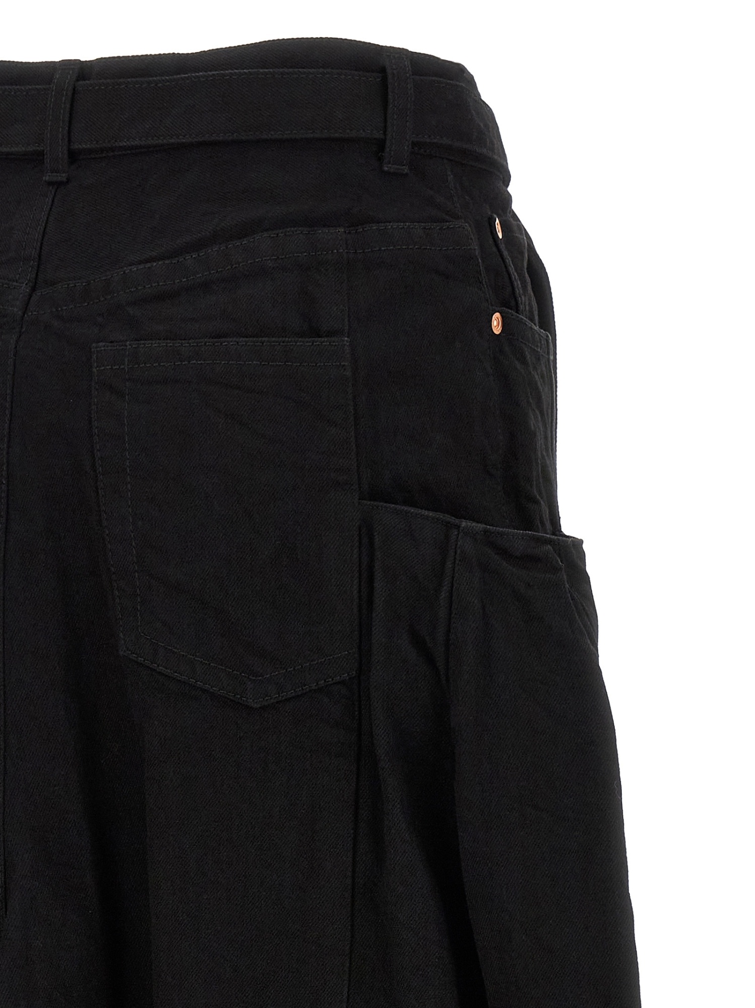 Sacai Belt Loop Skirt In Multi