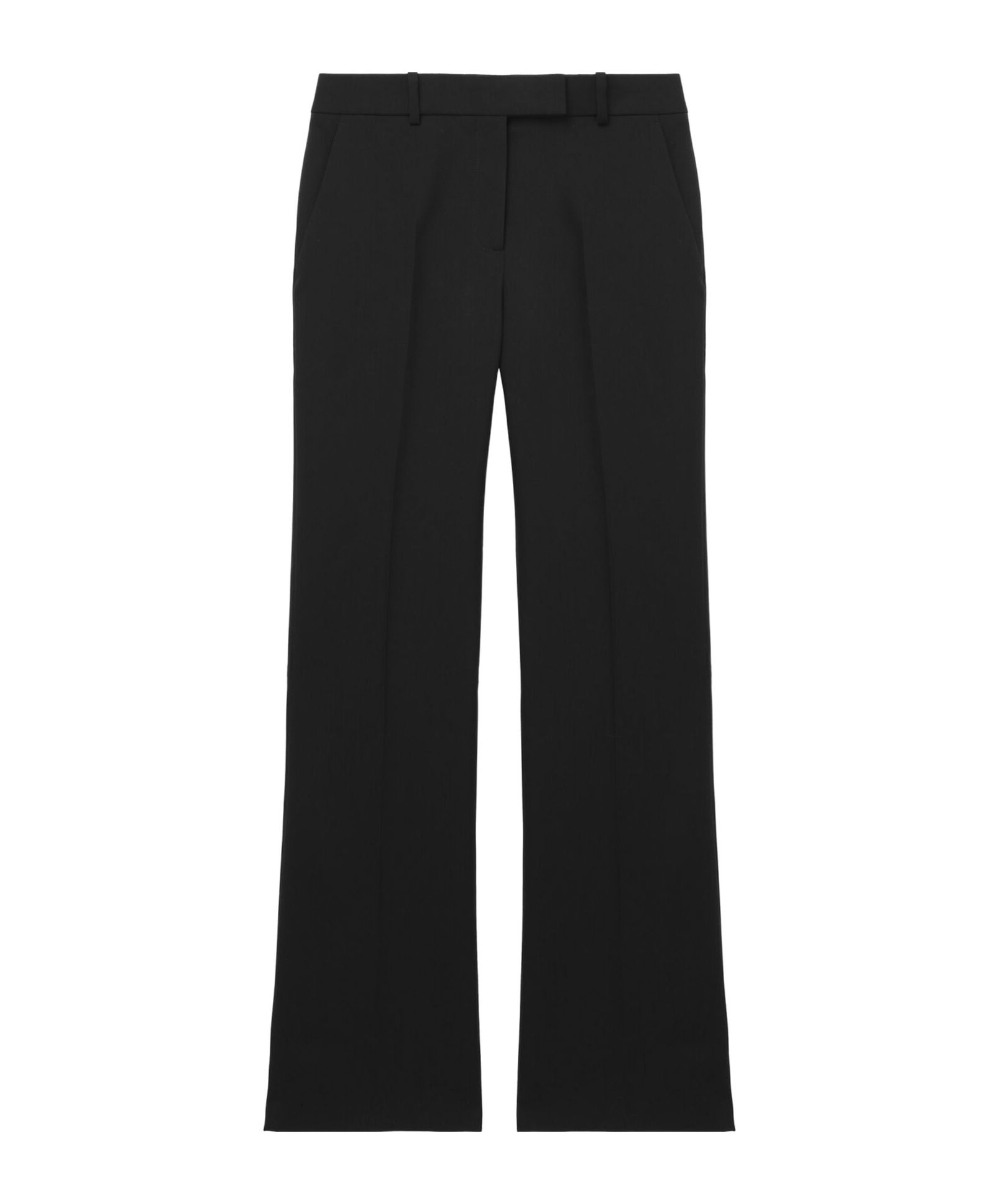 Alexander Mcqueen Kickback Trousers In Black