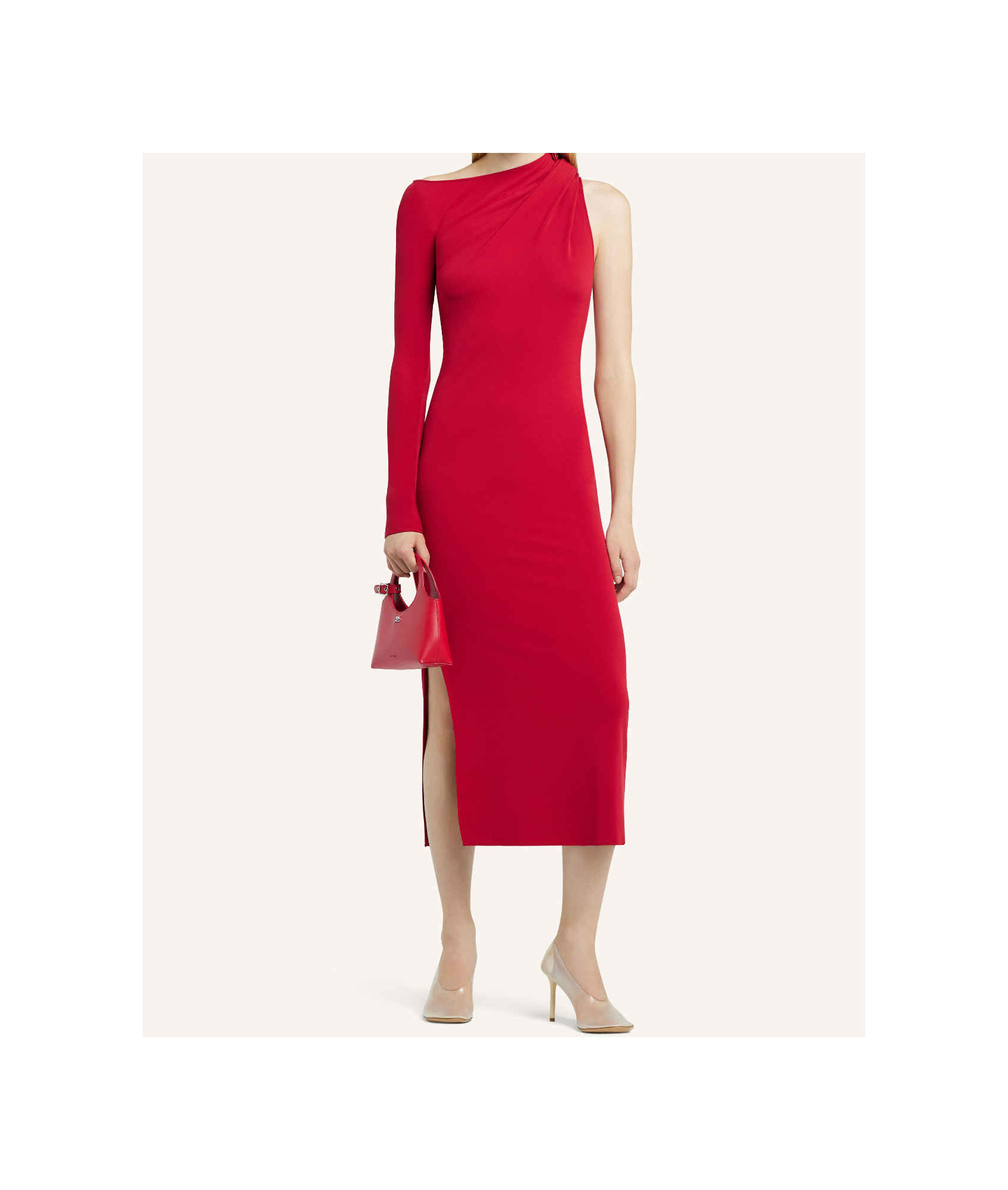 Courrèges Courreges Asymmetrical Midi Dress