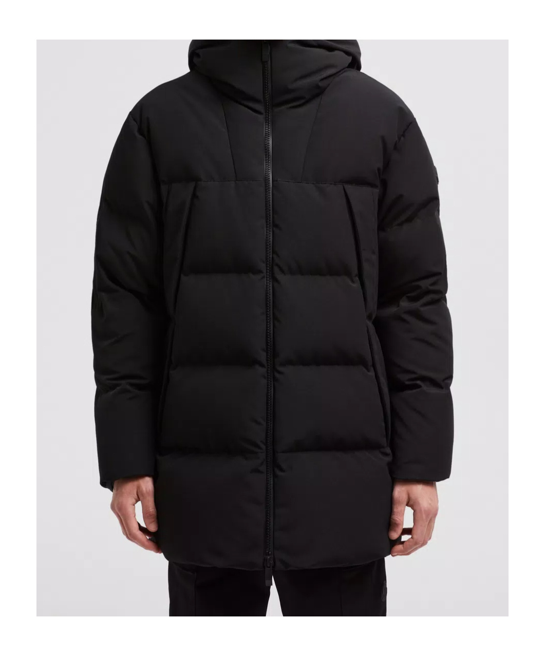 Moncler Valmaron Quilted Shell Jacket In Black