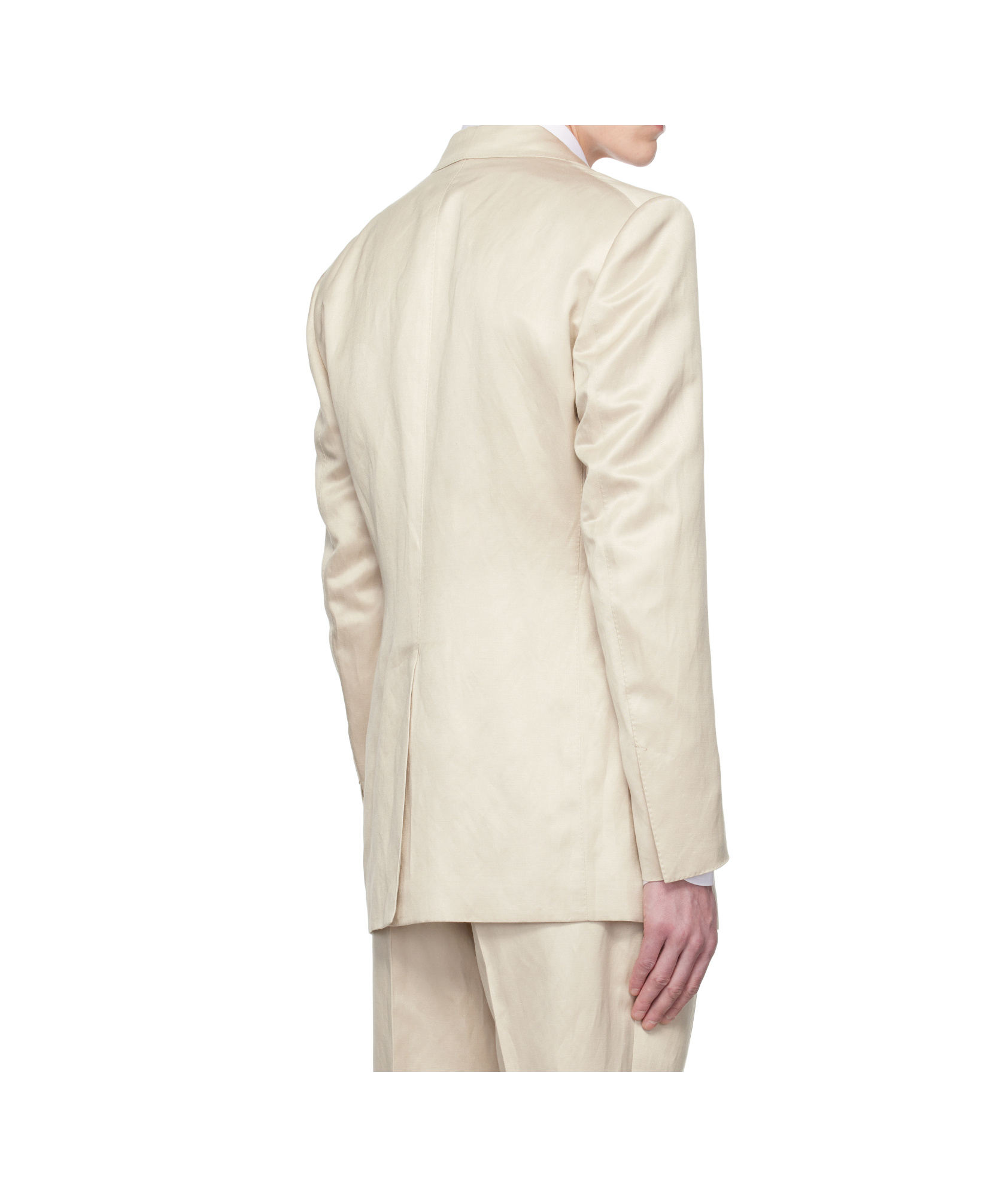 Tom Ford Dyllan Double-breasted Silk And Linen-blend Twill Suit Jacket