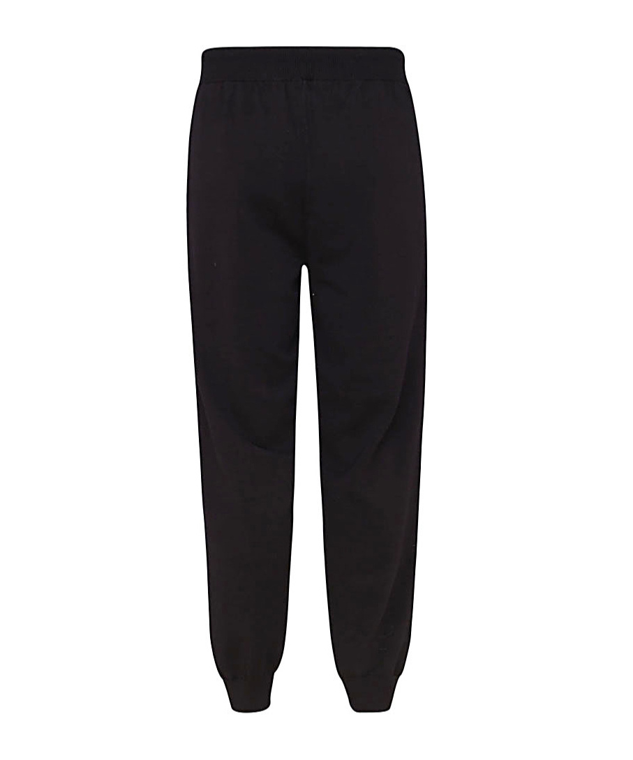 Malo Tapered Drawstring Track Pants In Black