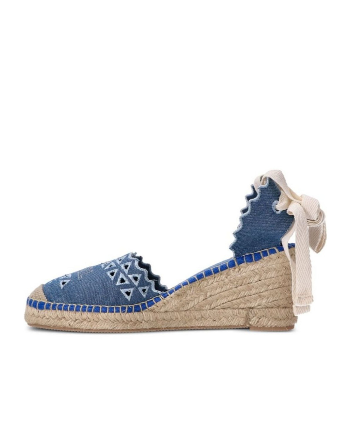 Karl Lagerfeld Kamini Wedge Sandals In Nude