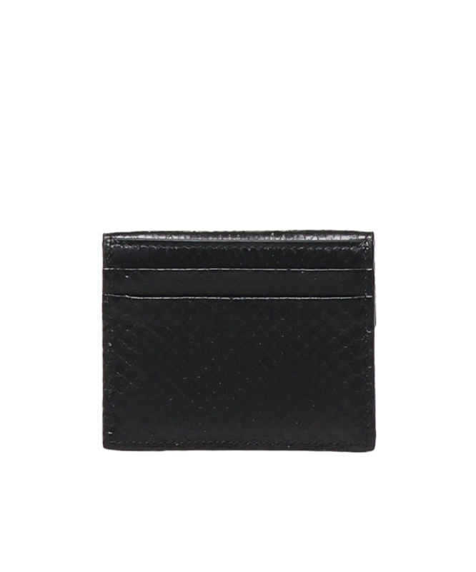 Valentino Python Wallet In Black