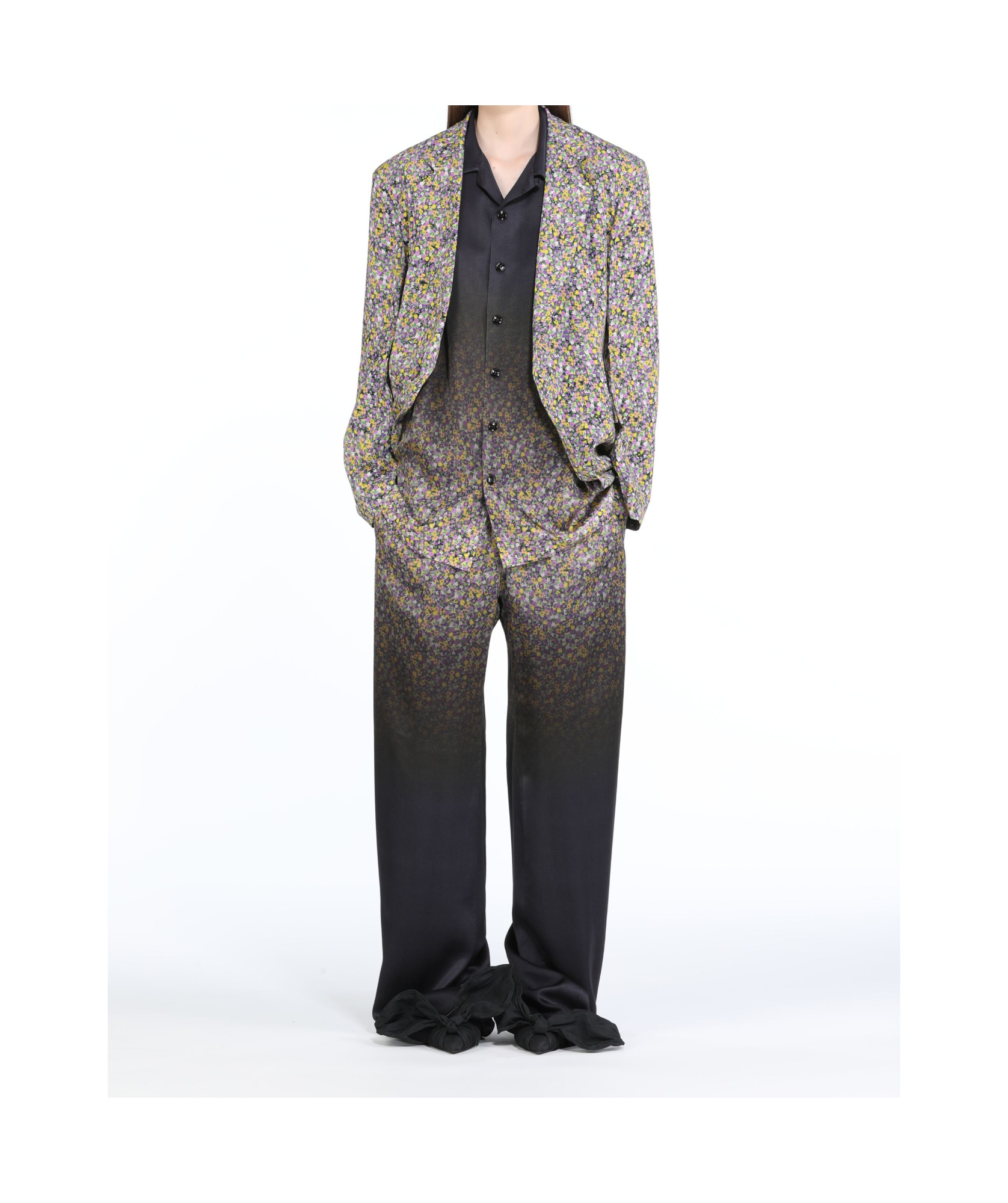 N°21 Long-sleeved Suit Coat In Multicolor