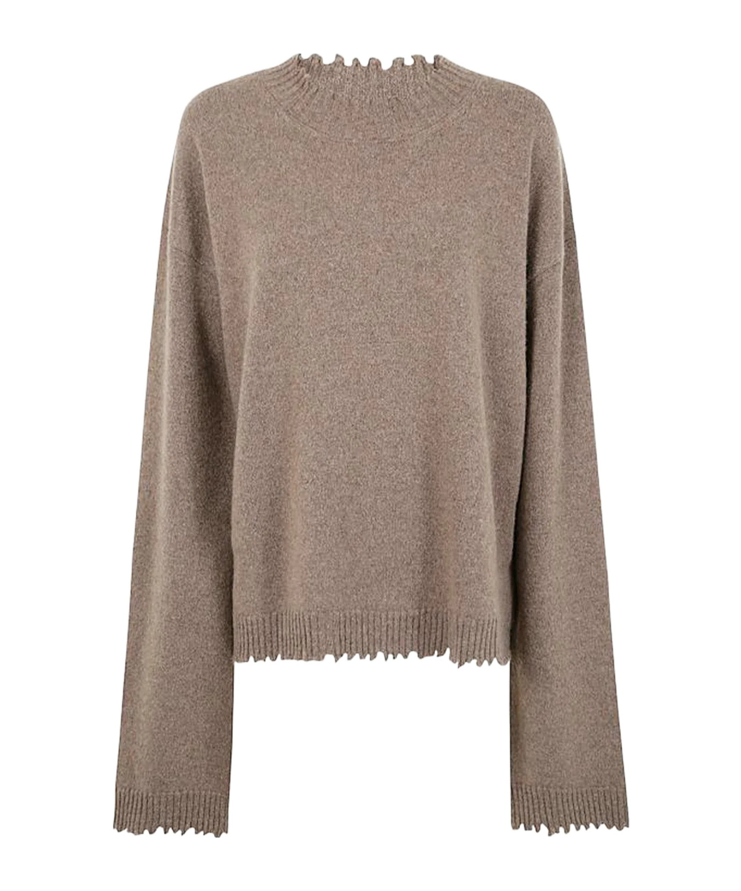 Uma Wang Long-sleeved Sweater In Gray