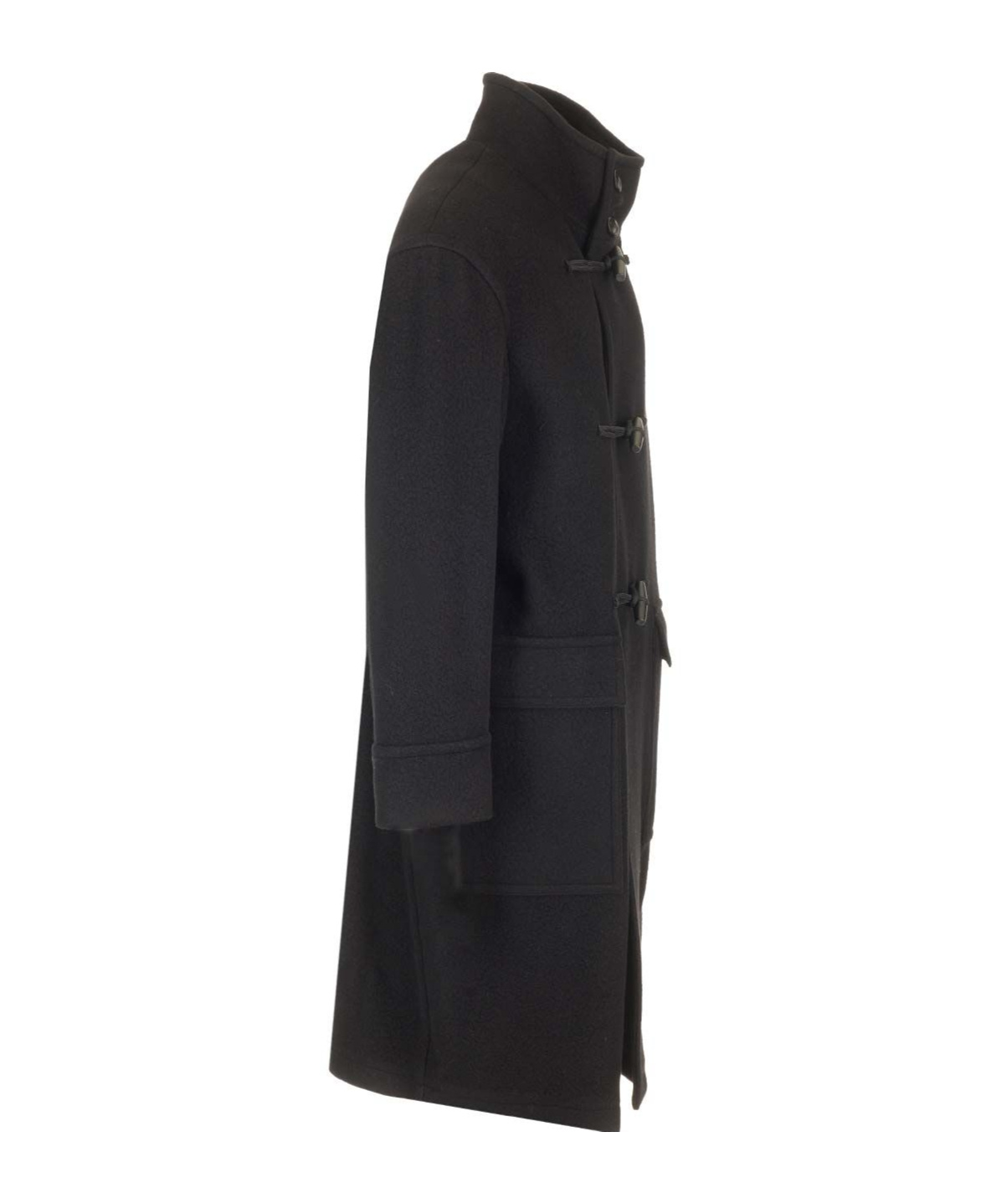 Tagliatore Cappotto Foderato Mon Alamari T24-160 In Black