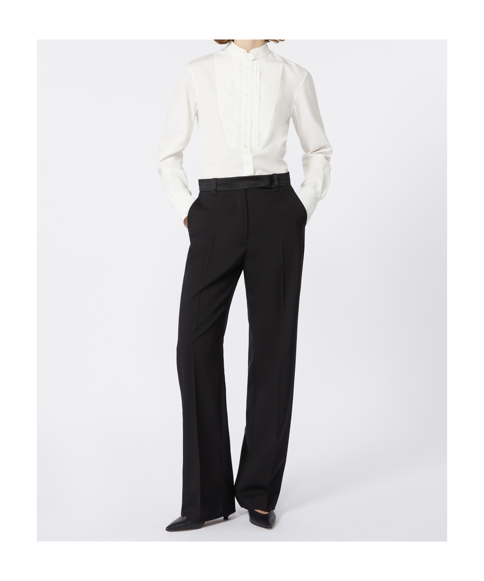 Weekend Max Mara Long Sleeve Shirt In White