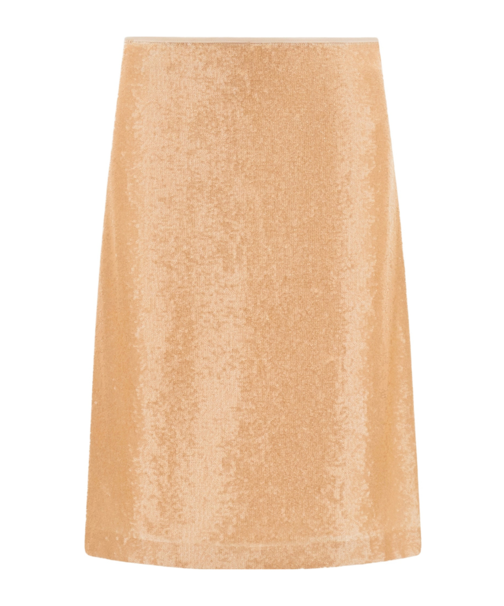 Ferragamo Sequin Embellished Skirt In Orange