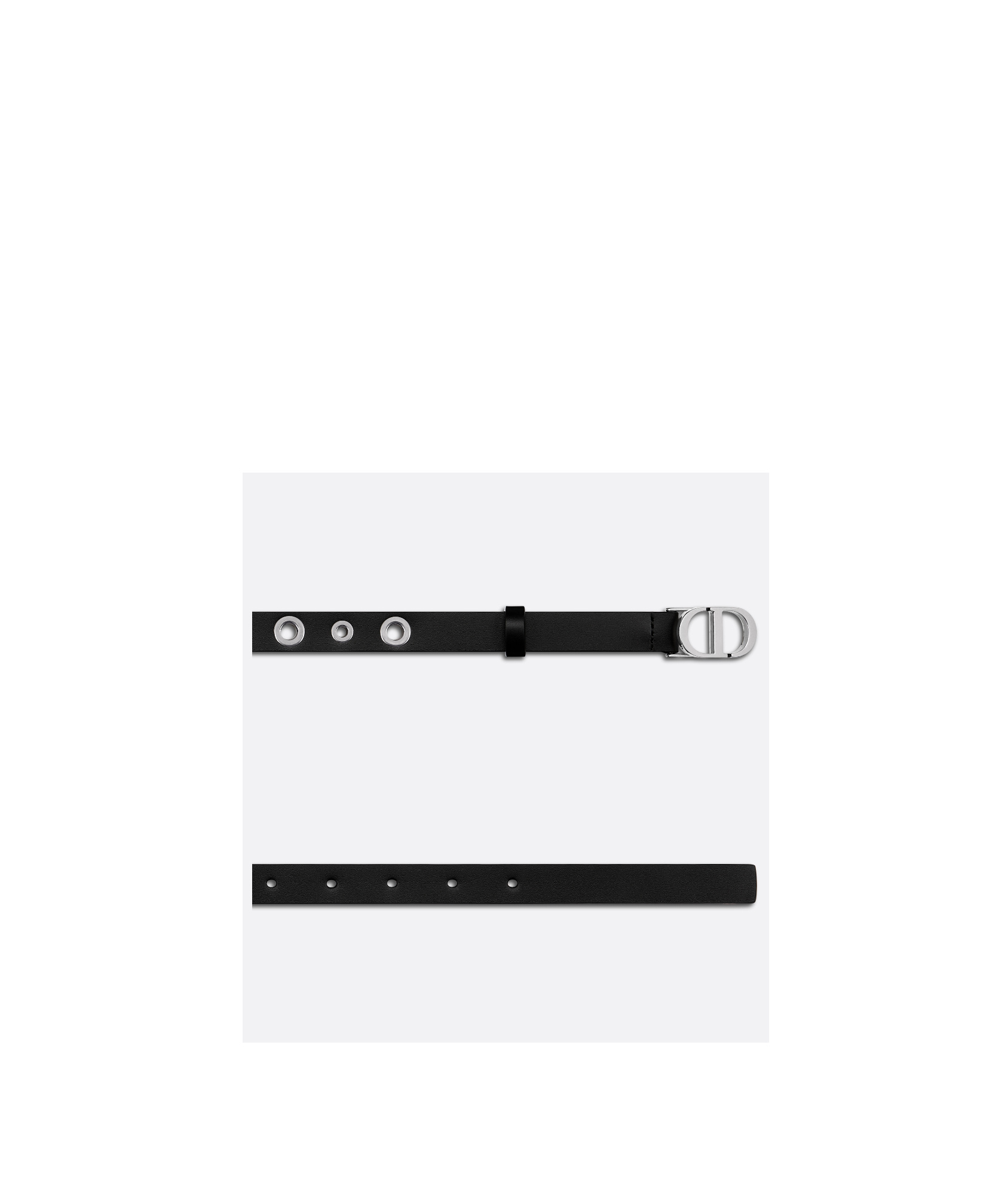 Dior Logo Belt In Black