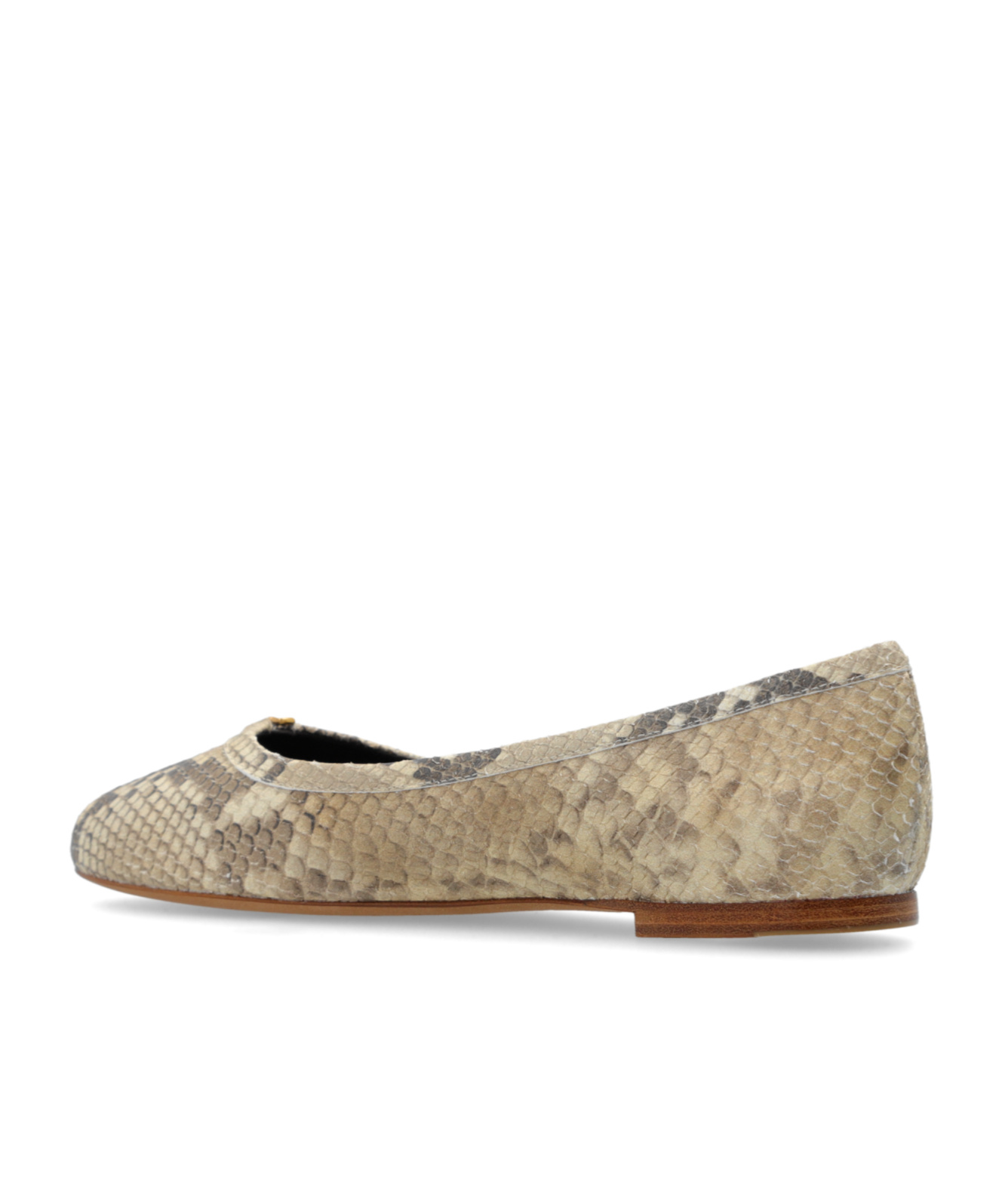 Shop Chloé Marcie Ballet Pumps In Nude