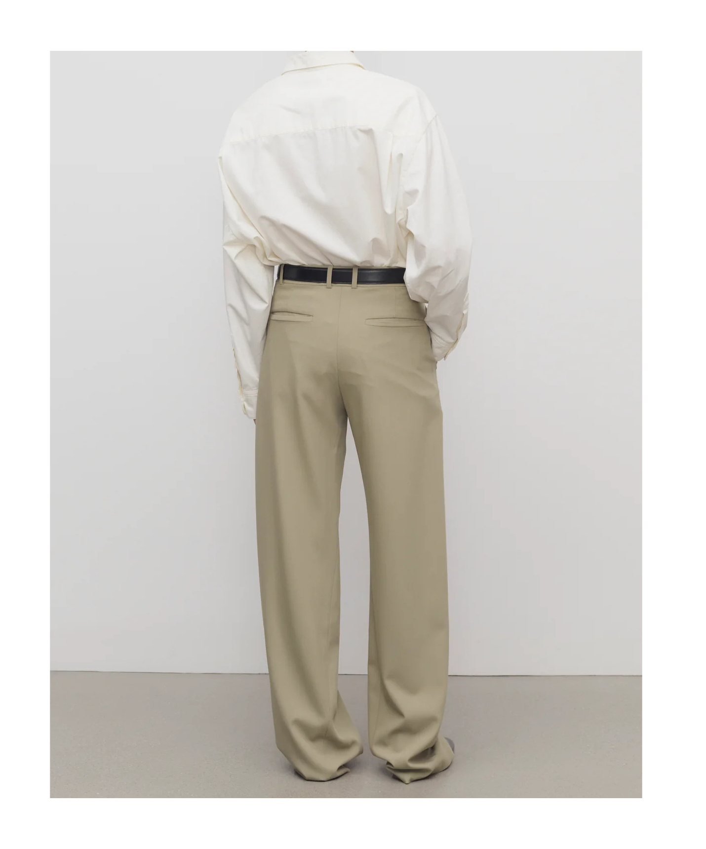 The Row Belt Loop Casual Pants In Green