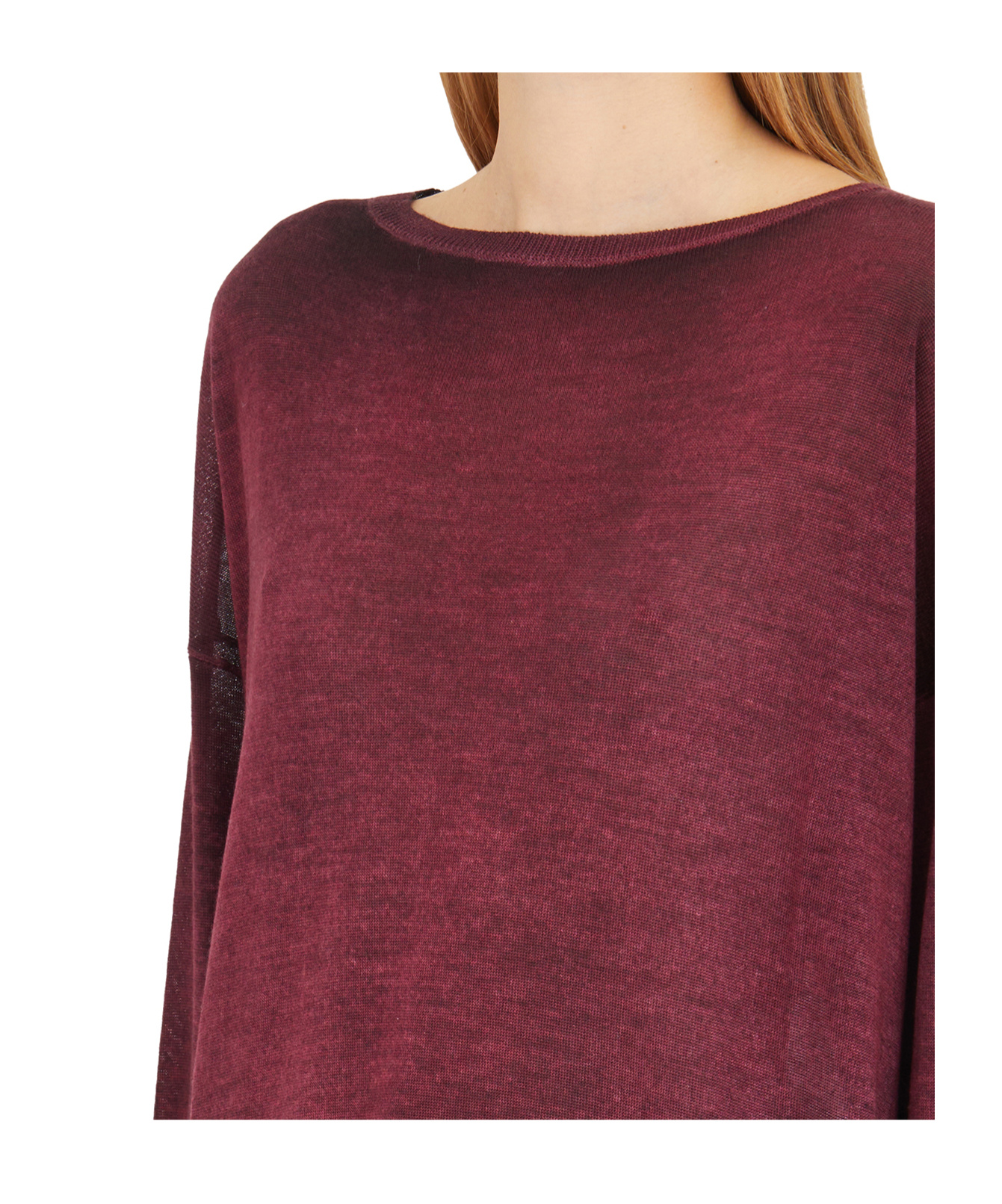 Avant Toi Long-sleeved Sweater In Red