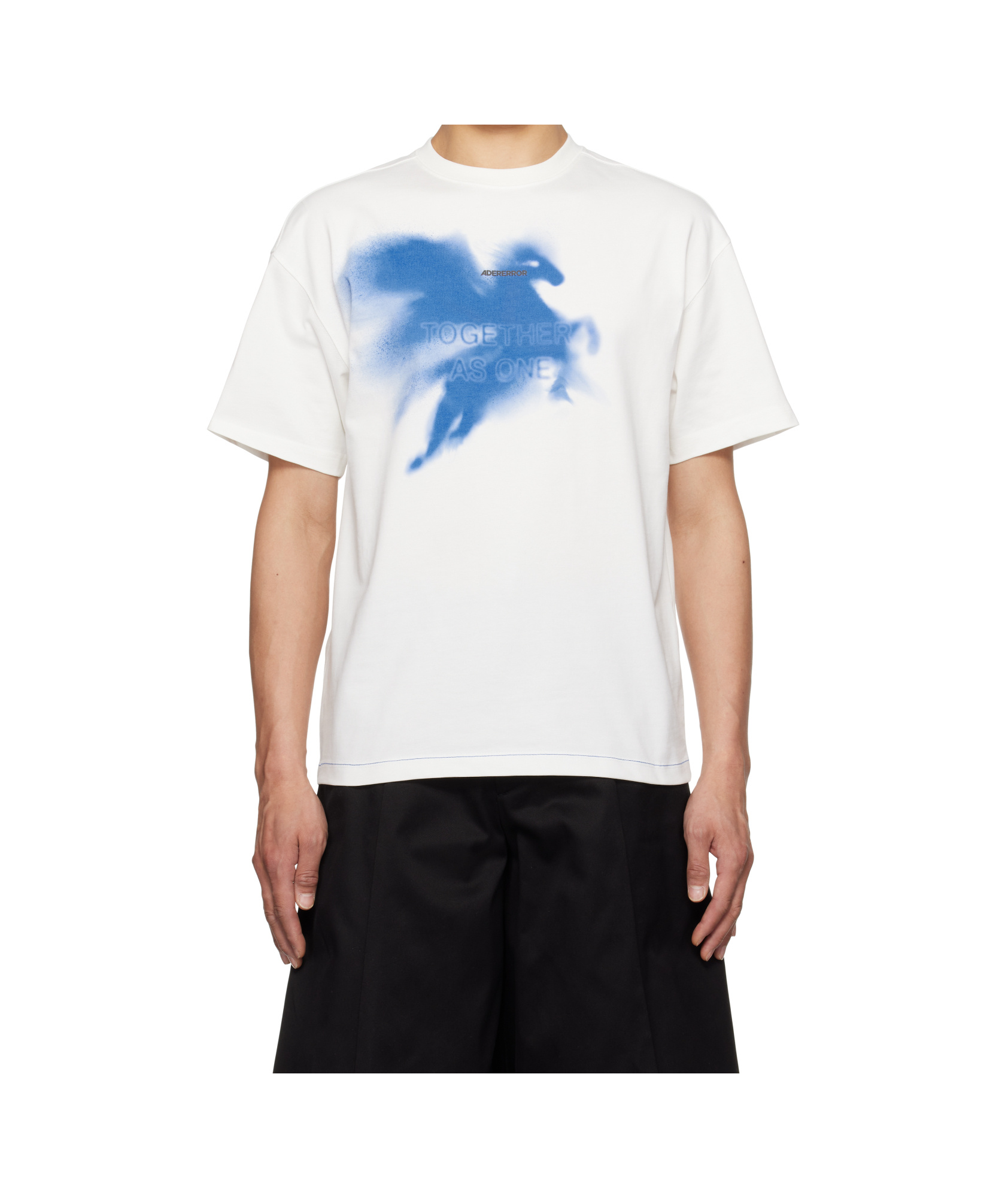 Ader Error Short-sleeved T-shirt In Off White
