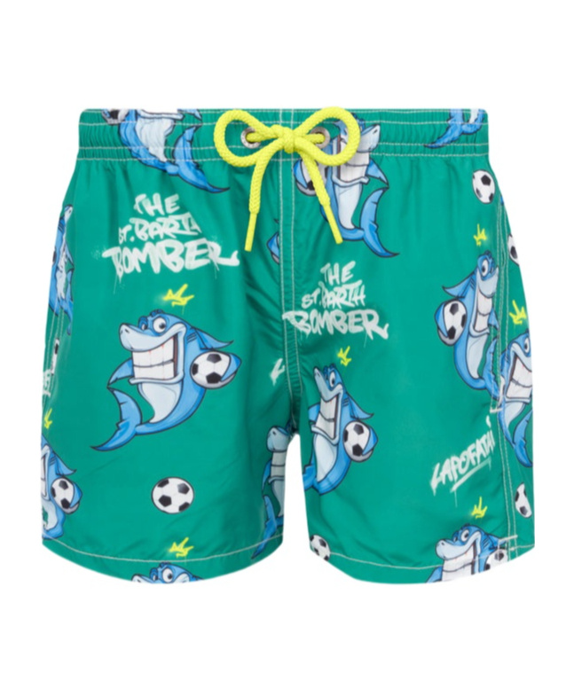 MC2 SAINT BARTH X CRYPTO PUPPETS JEAN LIGHTING SWIM SHORTS
