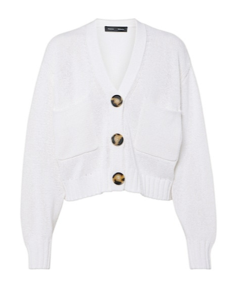 Proenza Schouler Knitted Cardigan In White