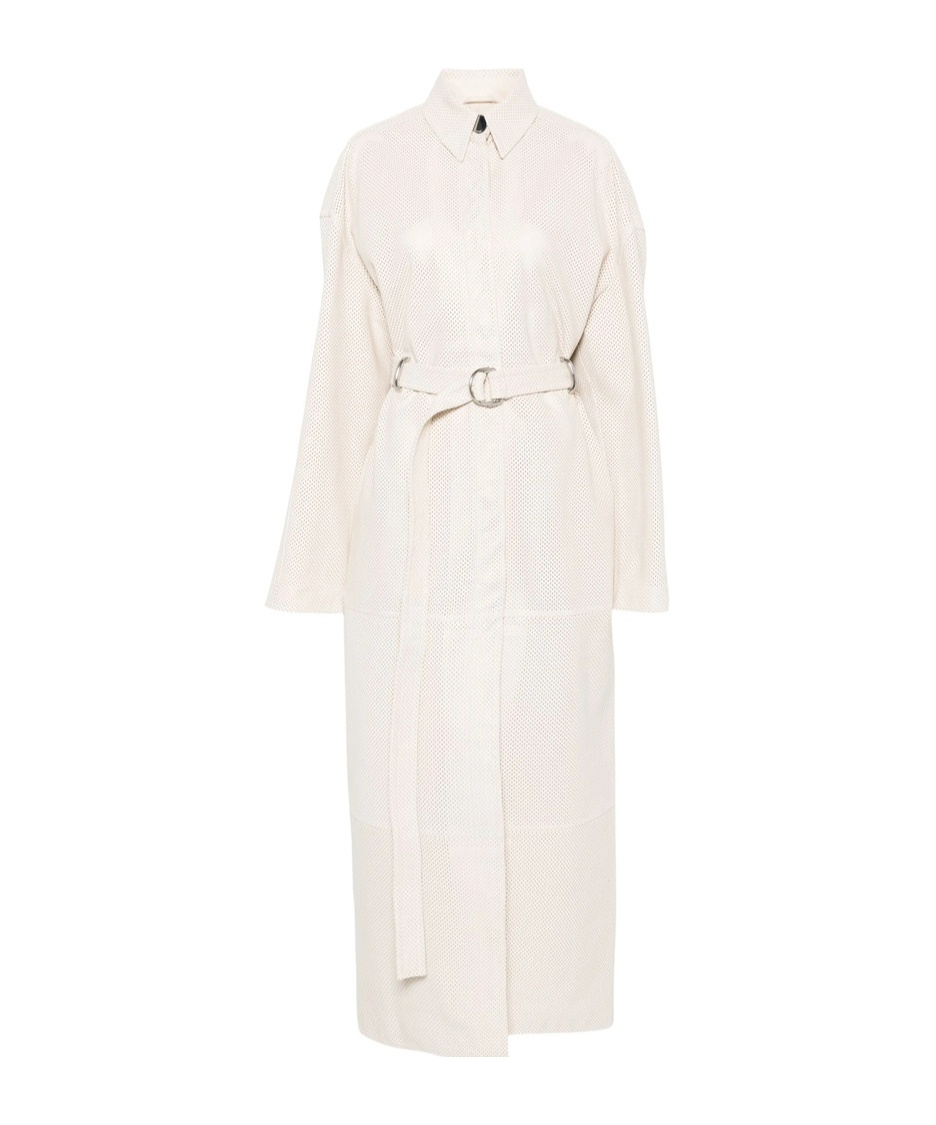 Sportmax Antiope1234 Coats And Trench Coats White In Neutral