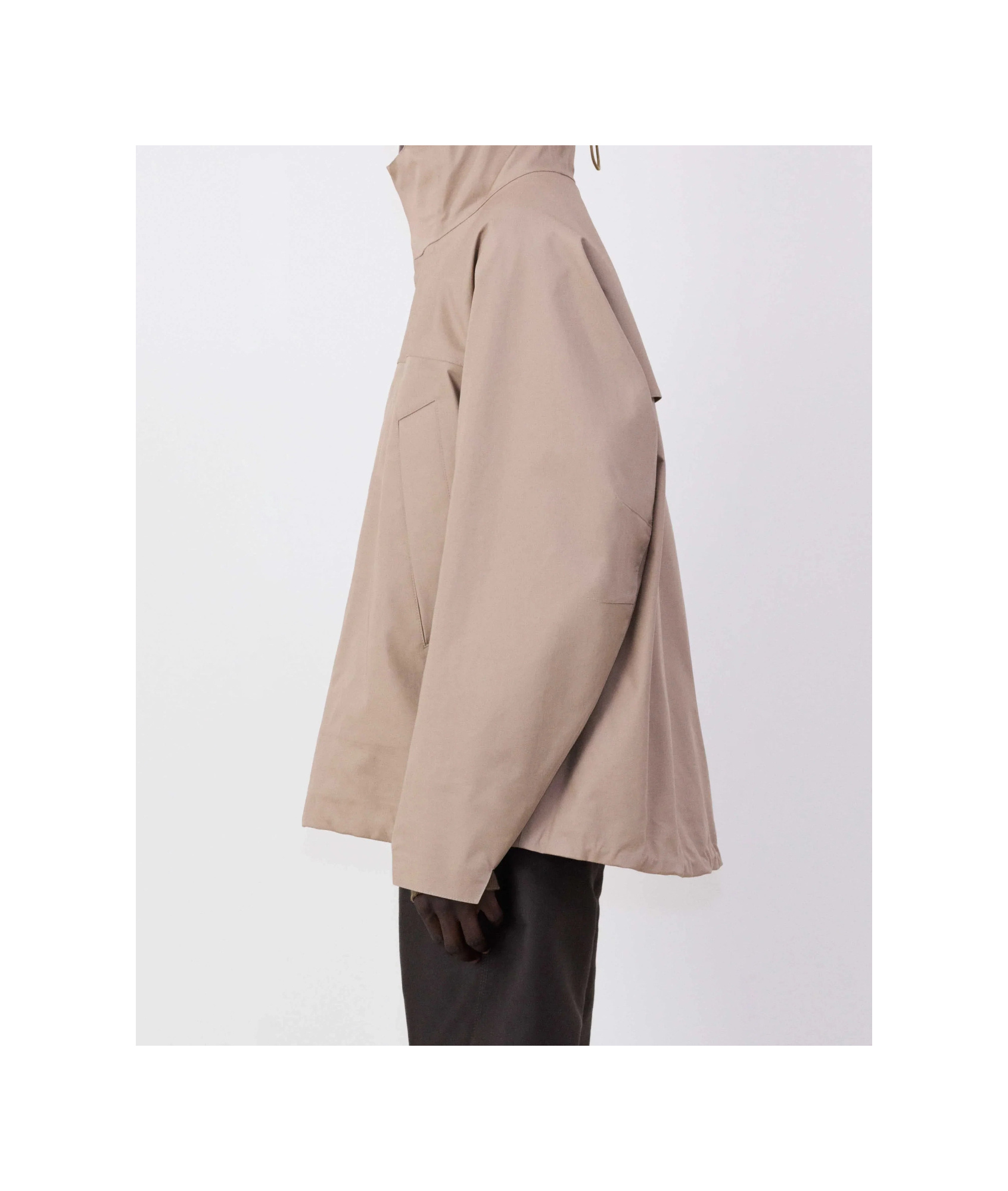 Lemaire Long-sleeved Jacket In Nude
