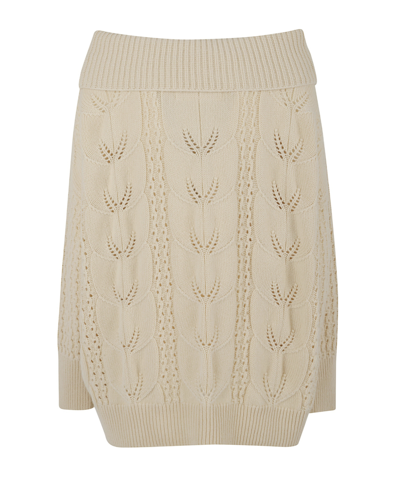 Ermanno Scervino Long-sleeved Sweater In Neutral