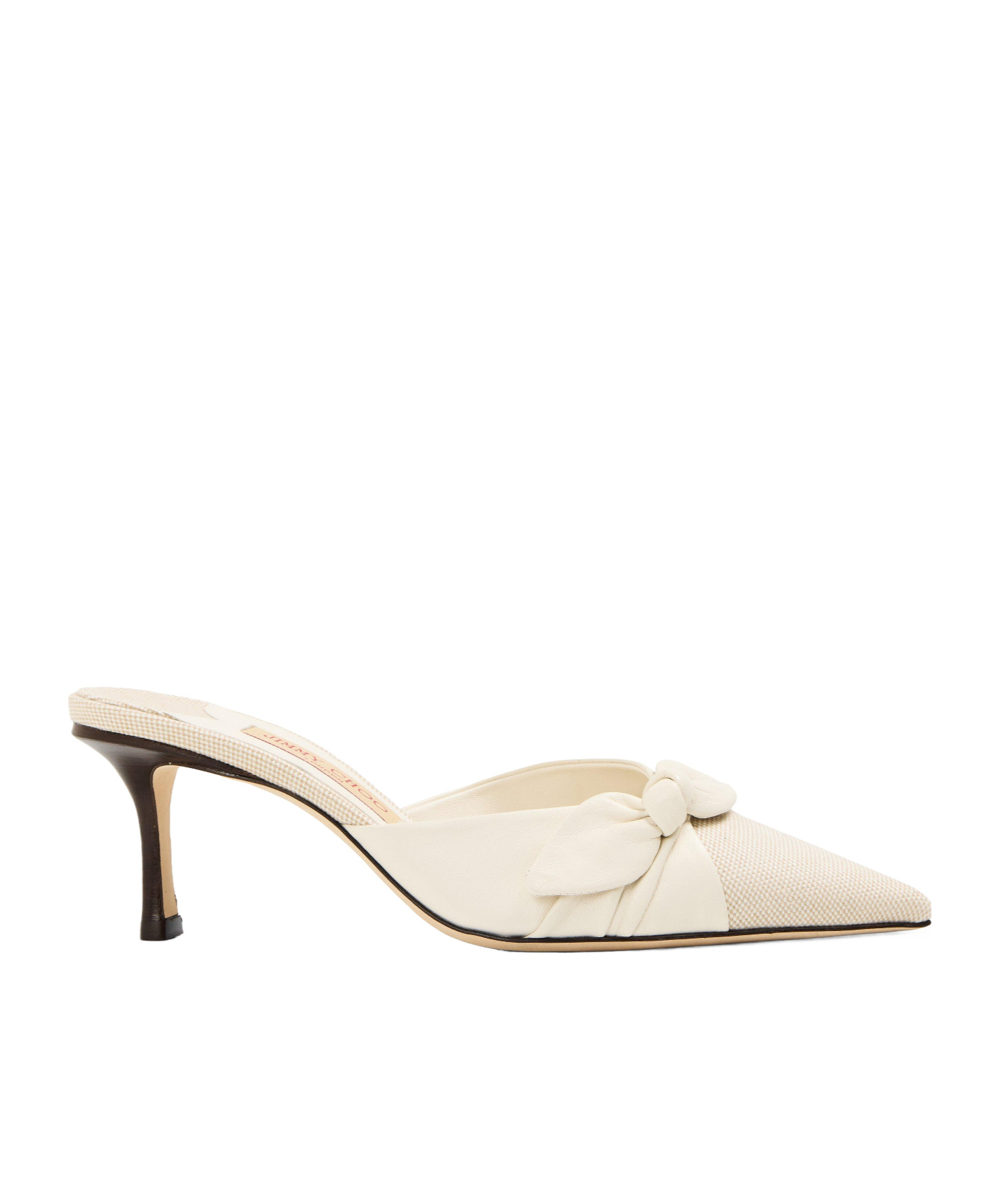 Jimmy Choo Simple High-heeled Mules In Nude