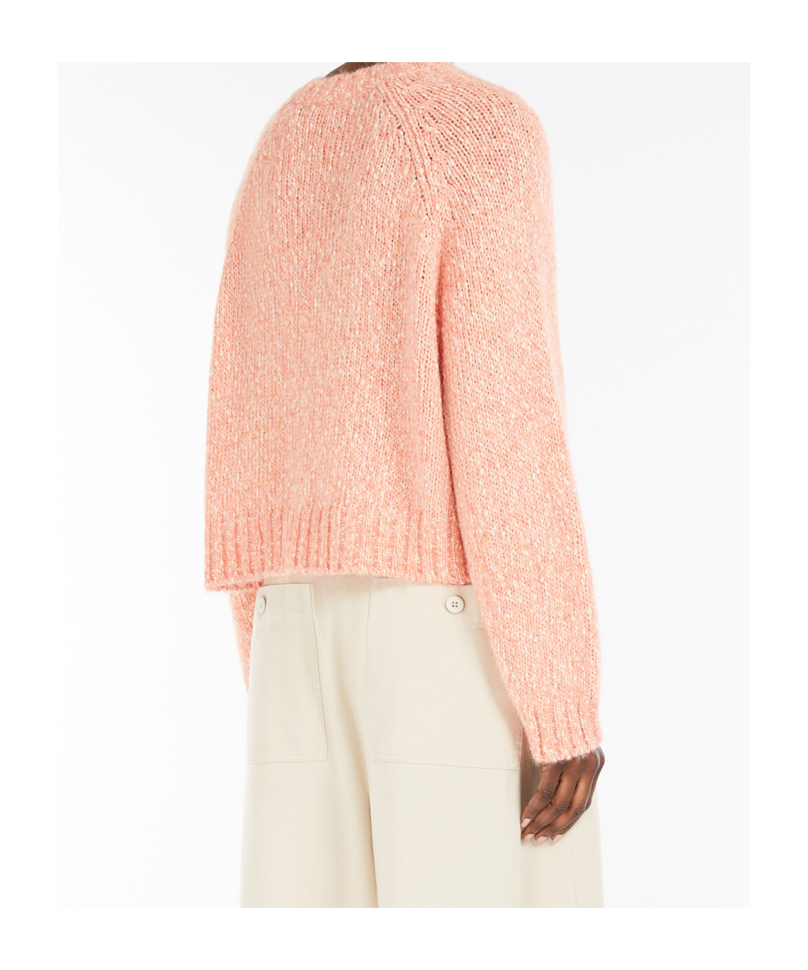 Weekend Max Mara Long Sleeve Sweater In Nude