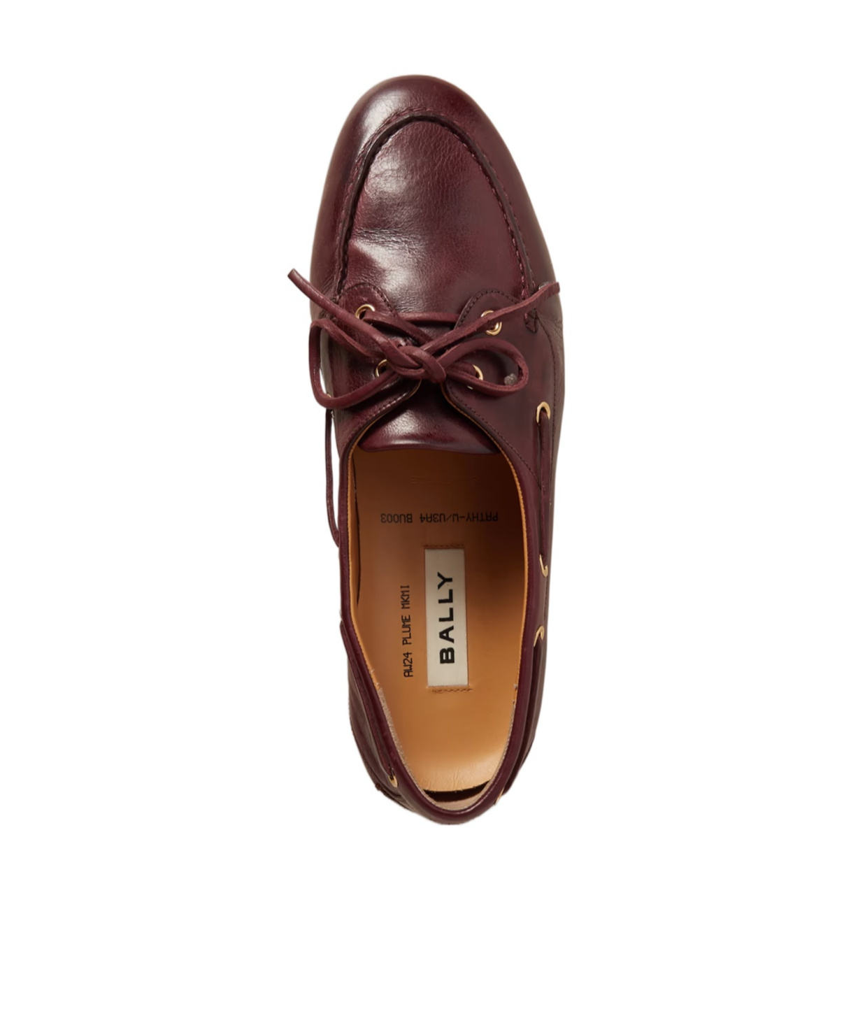 Bally Pathy Lace-up Loafers In Burgundy