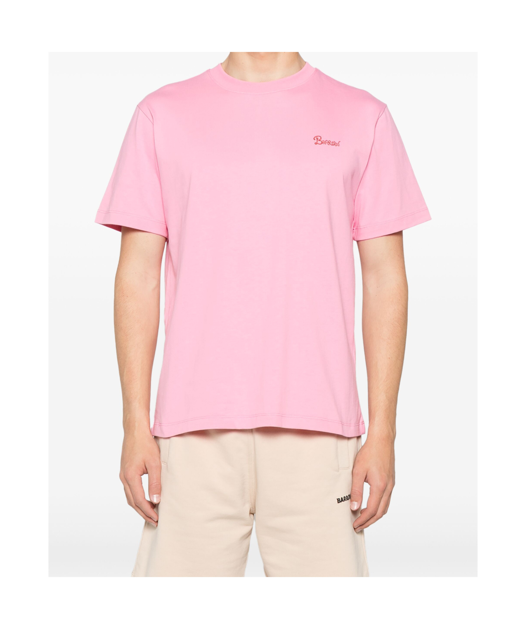 Barrow Logo-print T-shirt In Pink