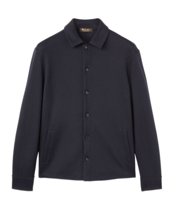 Loro Piana Long-sleeved Shirt Casual Jacket In Black