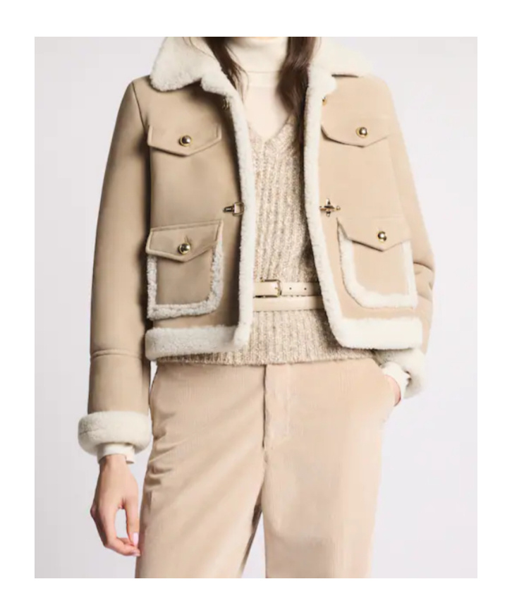 Fay 2 Ganci In Sheepskin In Brown