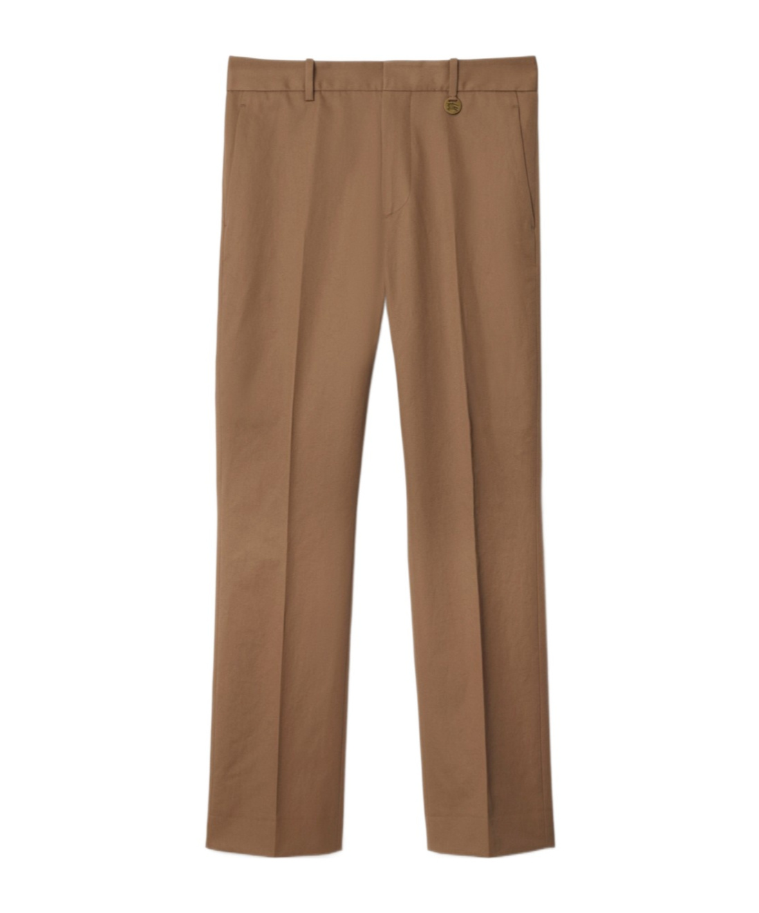 Burberry Belt-loop Casual Pants In Brown