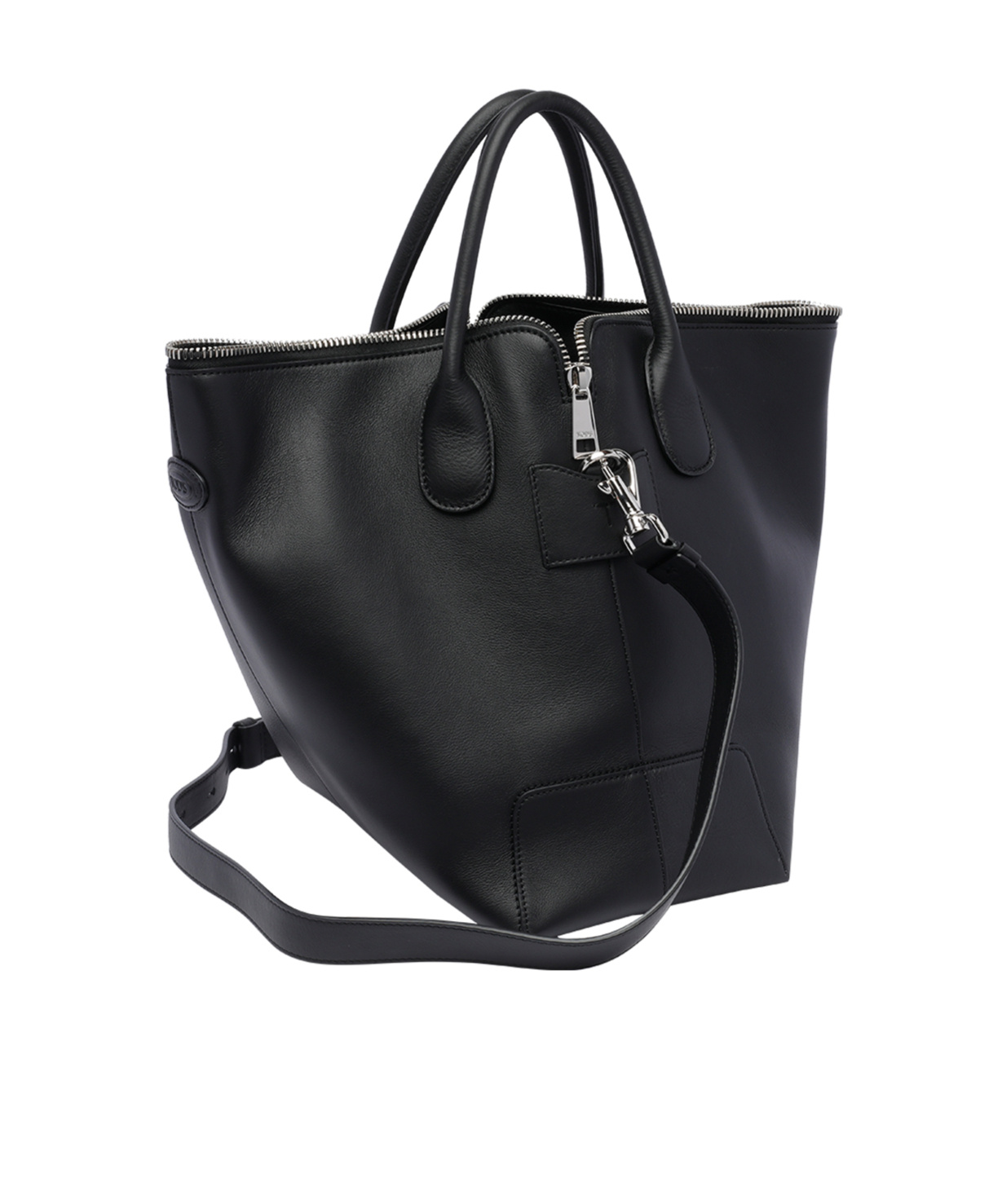Tod's Medium Swing Tote Bag In Black