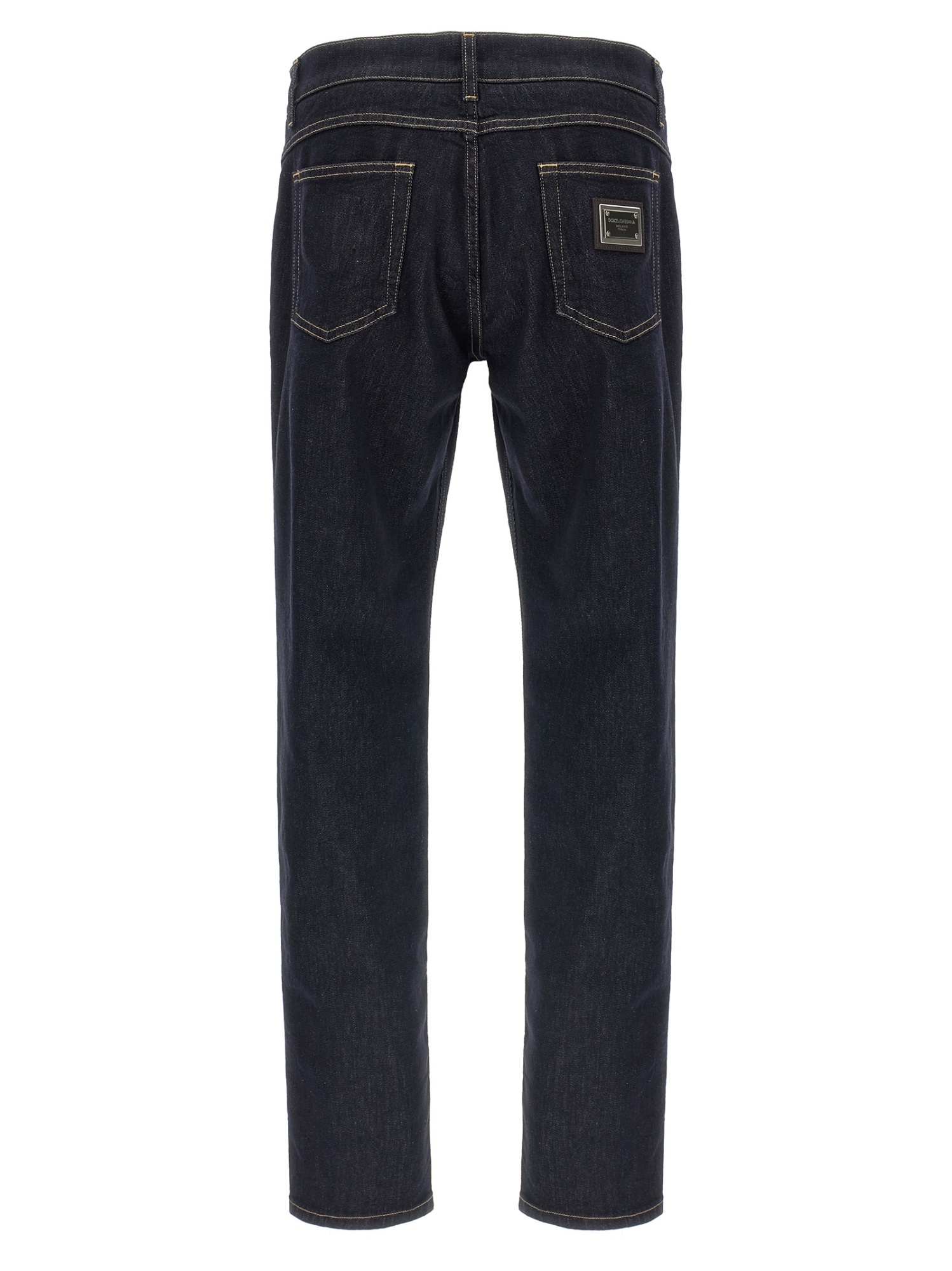 Dolce & Gabbana Jeans With Belt Loops In Black