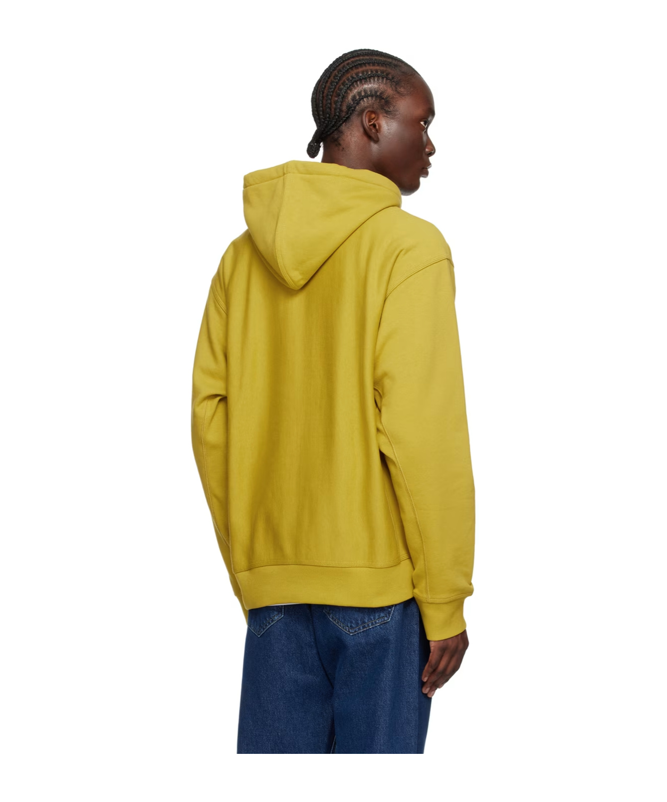 Carhartt Long-sleeved Hooded Hoodie In Yellow