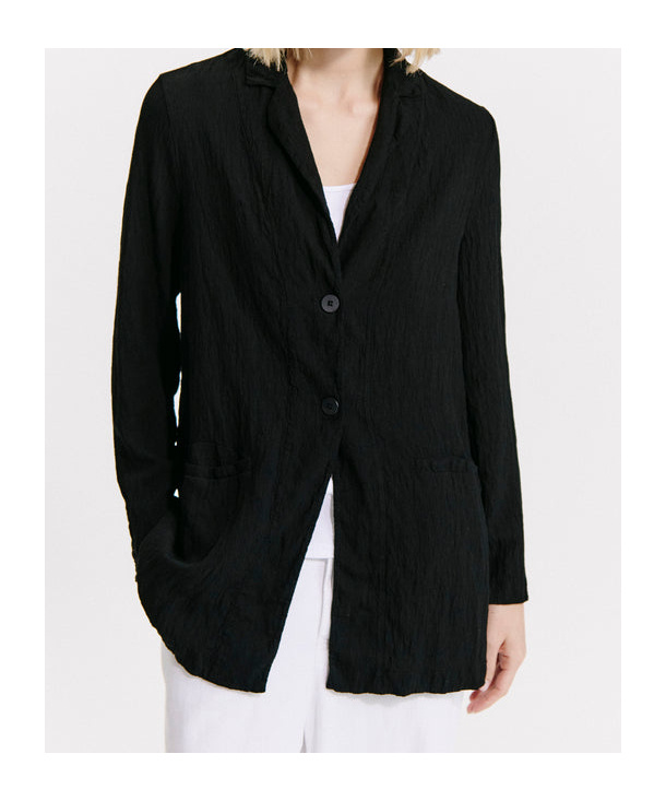 Transit Single-breasted Blazer In Black